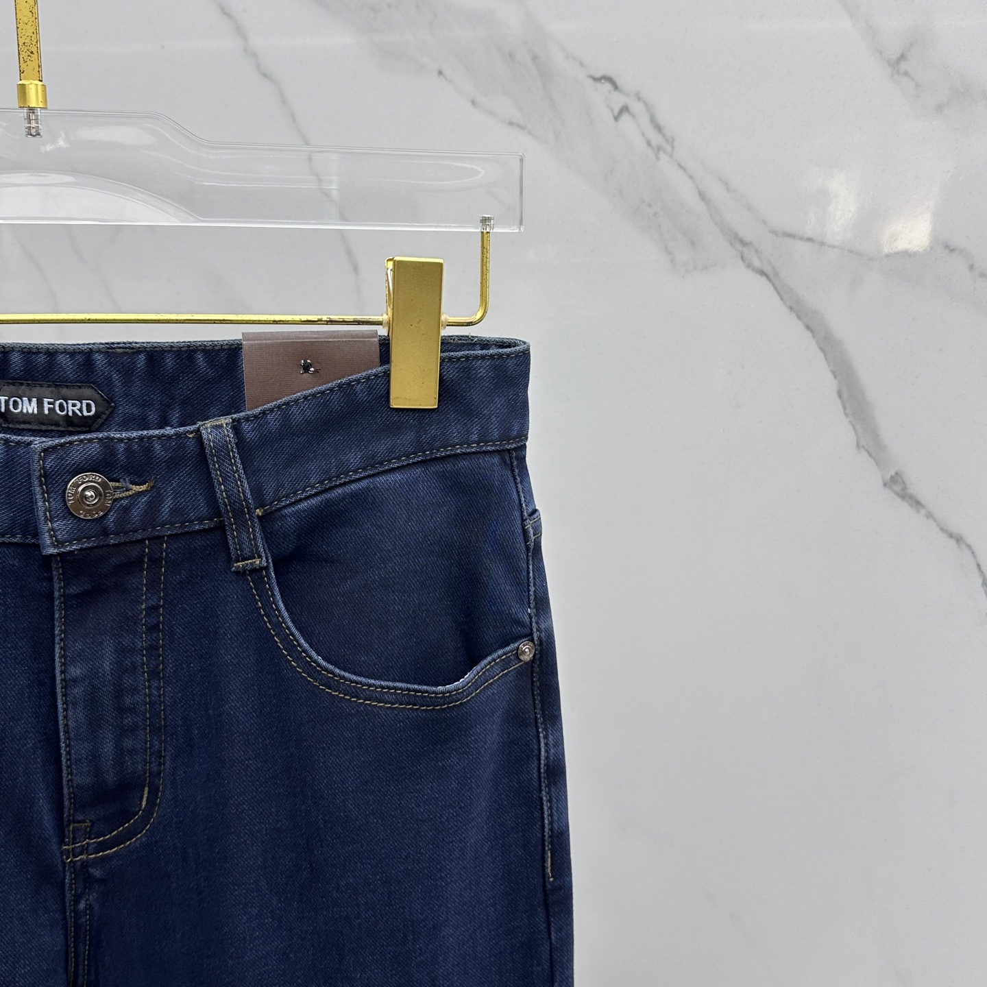 🆕TOM FORD 🔥高端定制、2025早秋最新款牛仔裤 柜台同步发售 原版定制复刻 客供五金辅料 原单