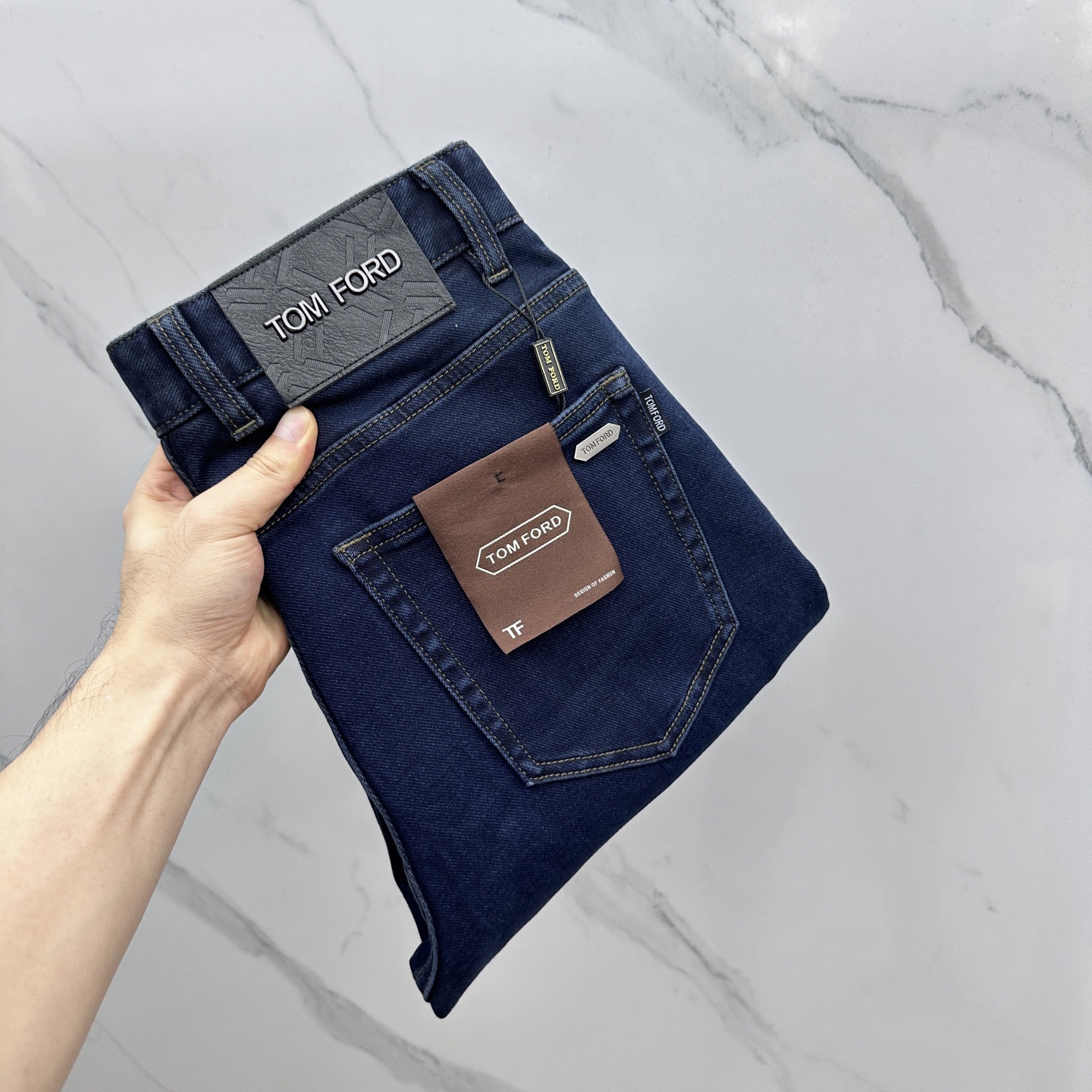 🆕TOM FORD 🔥高端定制、2025早秋最新款牛仔裤 柜台同步发售 原版定制复刻 客供五金辅料 原单