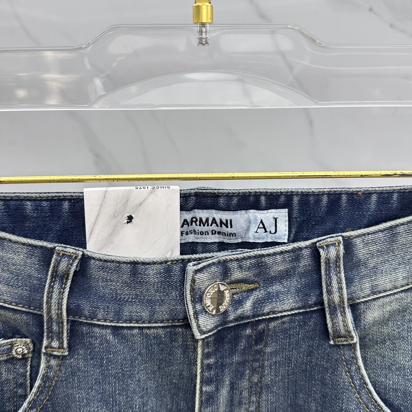 🆕Amani*阿玛尼 🔥高端定制、2025早秋最新款牛仔裤 柜台同步发售 原版定制复刻 客供五金辅料 原