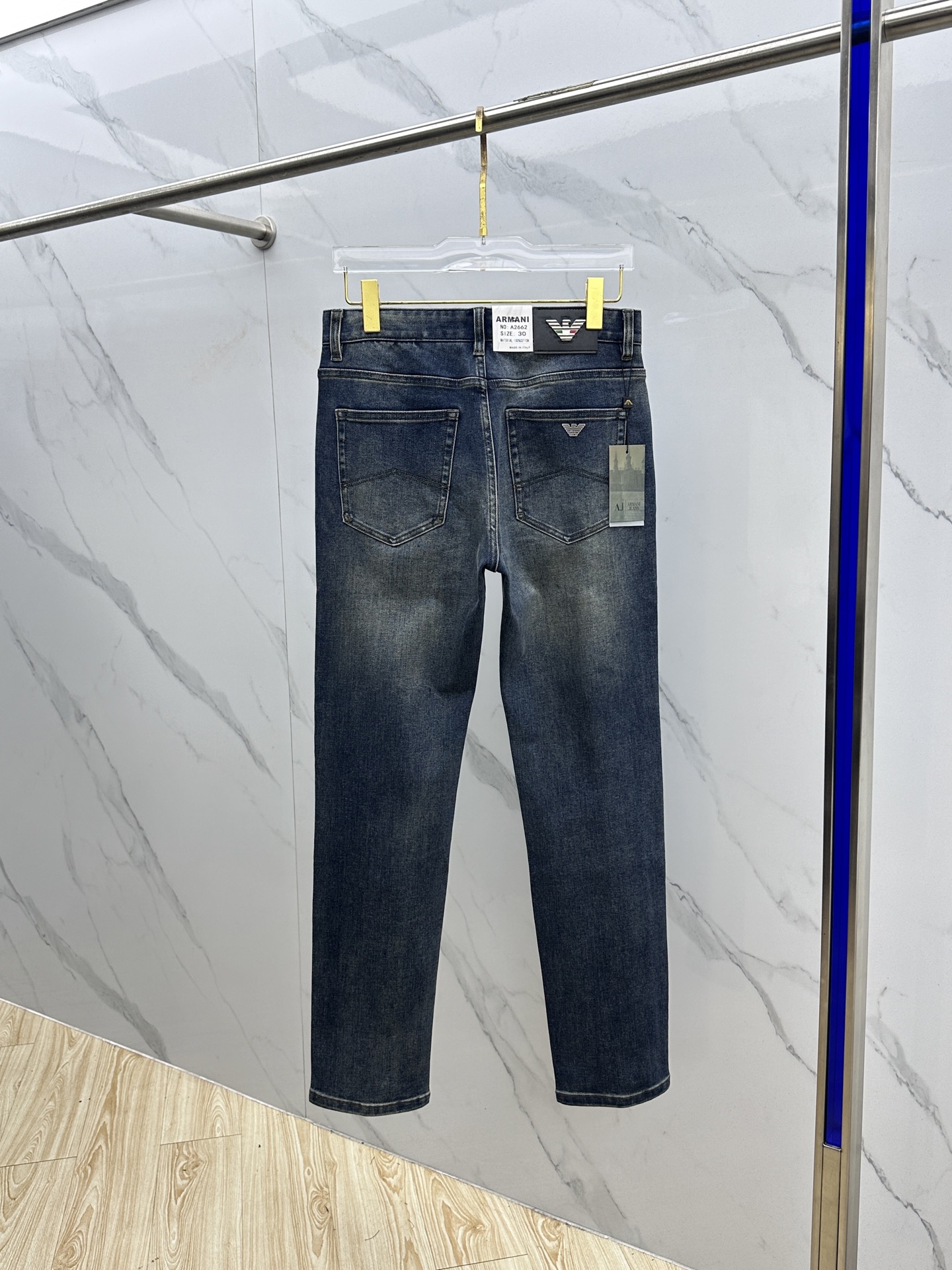 🆕Amani*阿玛尼 🔥高端定制、2025早秋最新款牛仔裤 柜台同步发售 原版定制复刻 客供五金辅料 原