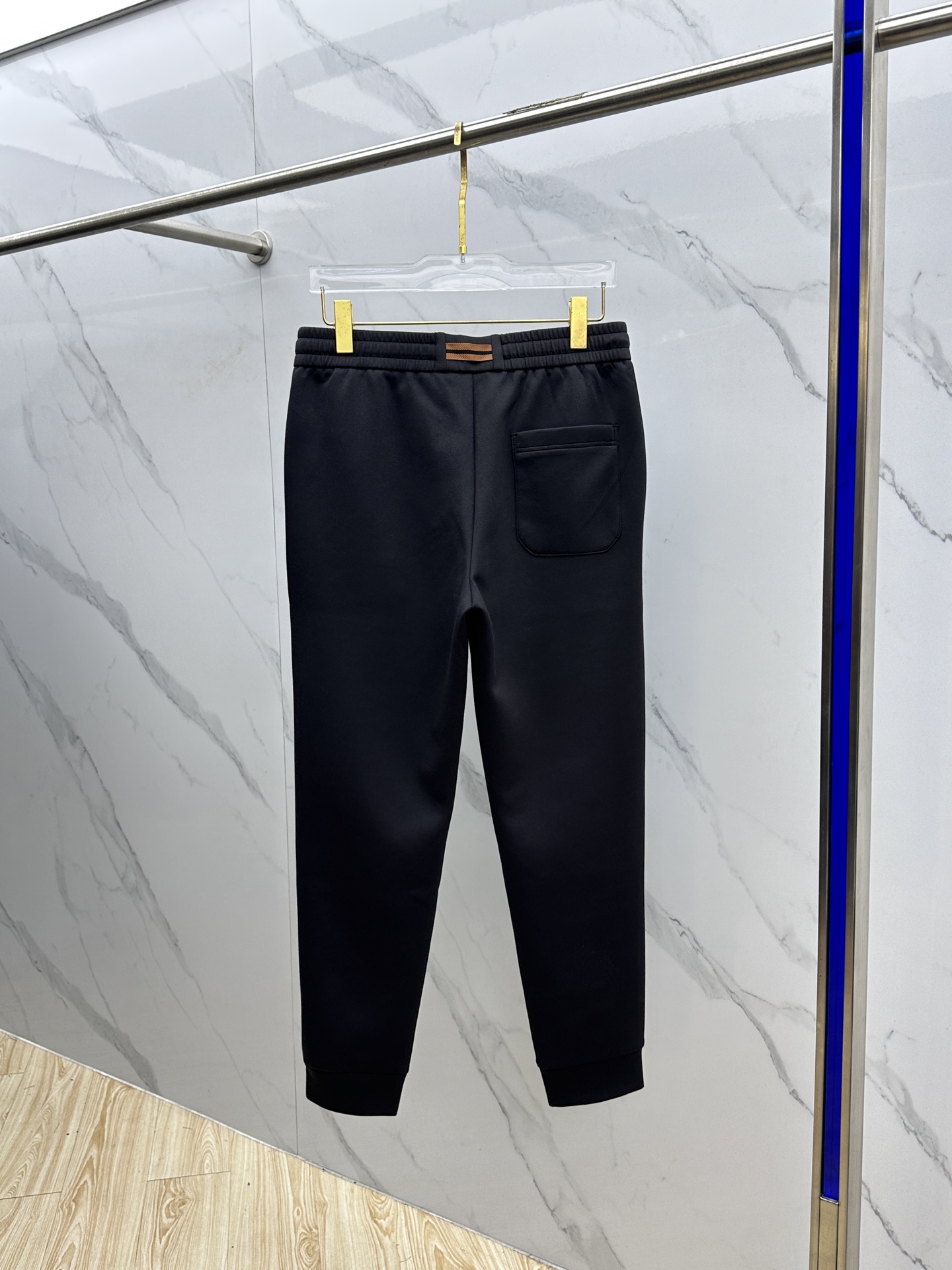 高货🆕ZEGNA杰尼亚 2025秋冬新款休闲裤 立体刺绣定位品牌LOGO 高端版本，定制面料 透气舒适度