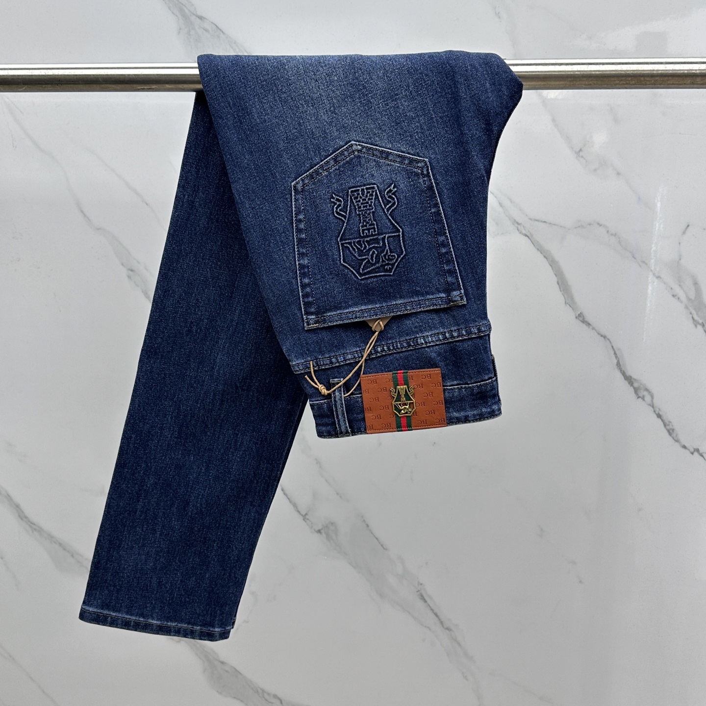 🆕Gucci古驰 🔥高端定制、2025早秋最新款牛仔裤 柜台同步发售 原版定制复刻 客供五金辅料 原单品