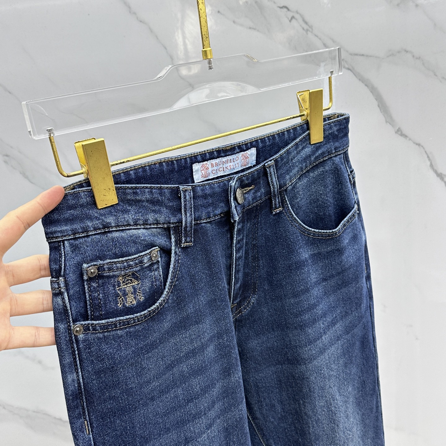 🆕Gucci古驰 🔥高端定制、2025早秋最新款牛仔裤 柜台同步发售 原版定制复刻 客供五金辅料 原单品