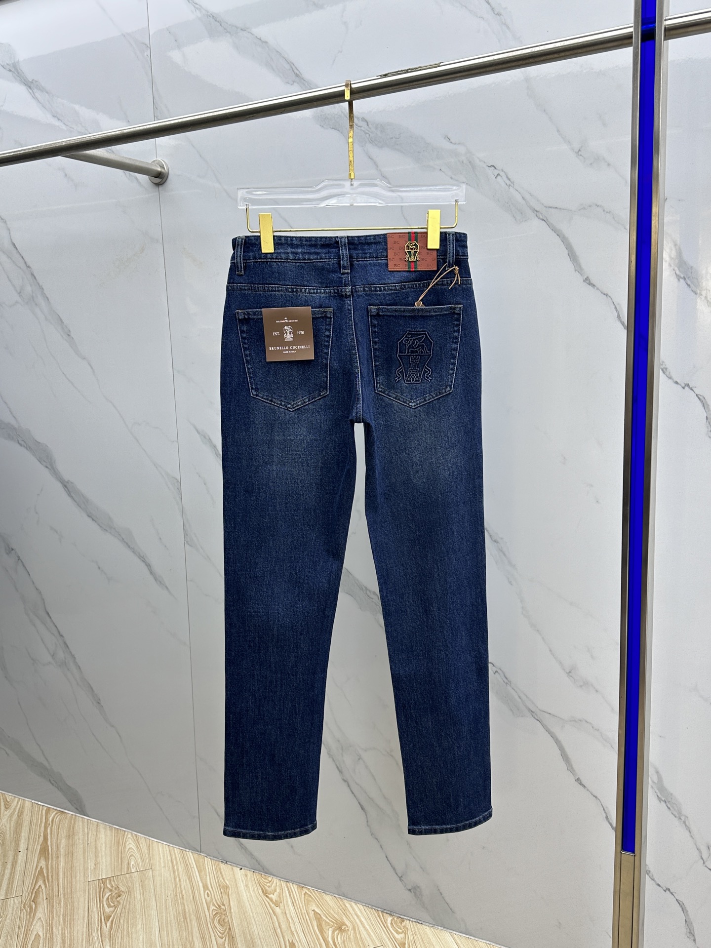 🆕Gucci古驰 🔥高端定制、2025早秋最新款牛仔裤 柜台同步发售 原版定制复刻 客供五金辅料 原单品