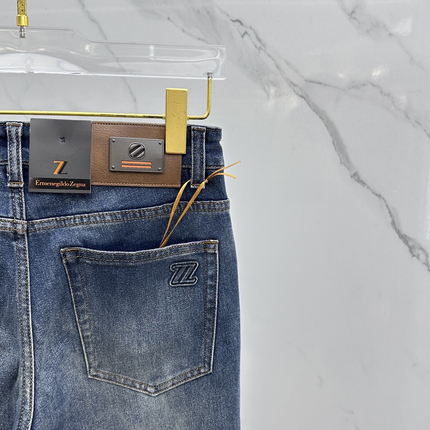 🆕ZEGNA 杰尼亚 🔥高端定制、2025早秋最新款牛仔裤 柜台同步发售 原版定制复刻 客供五金辅料 原