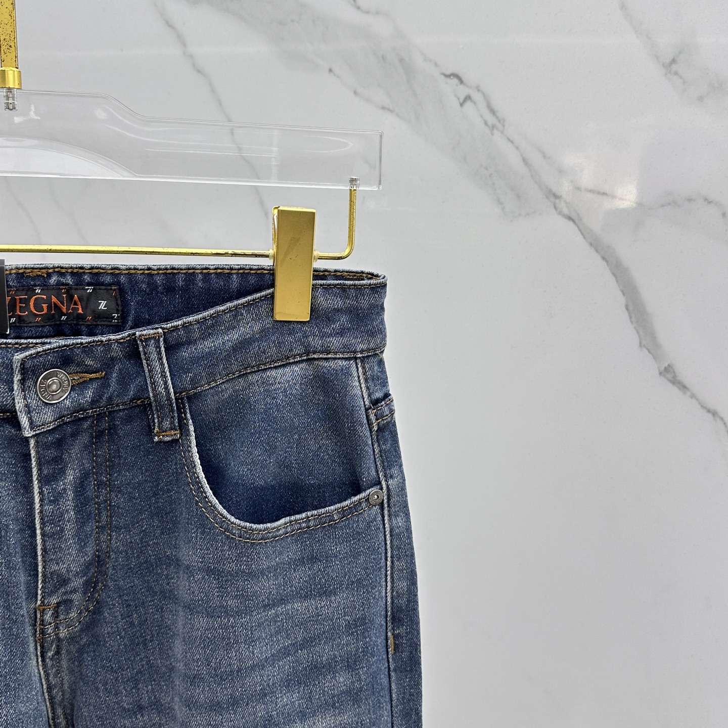 🆕ZEGNA 杰尼亚 🔥高端定制、2025早秋最新款牛仔裤 柜台同步发售 原版定制复刻 客供五金辅料 原