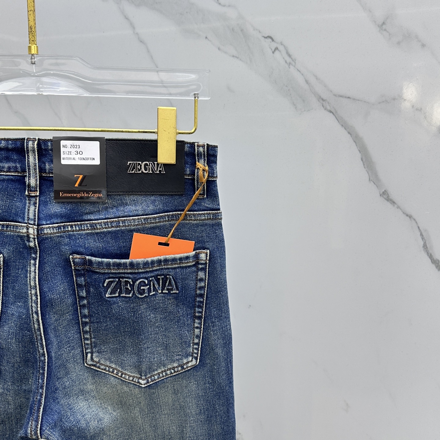 🆕ZEGNA 杰尼亚 🔥高端定制、2025早秋最新款牛仔裤 柜台同步发售 原版定制复刻 客供五金辅料 原