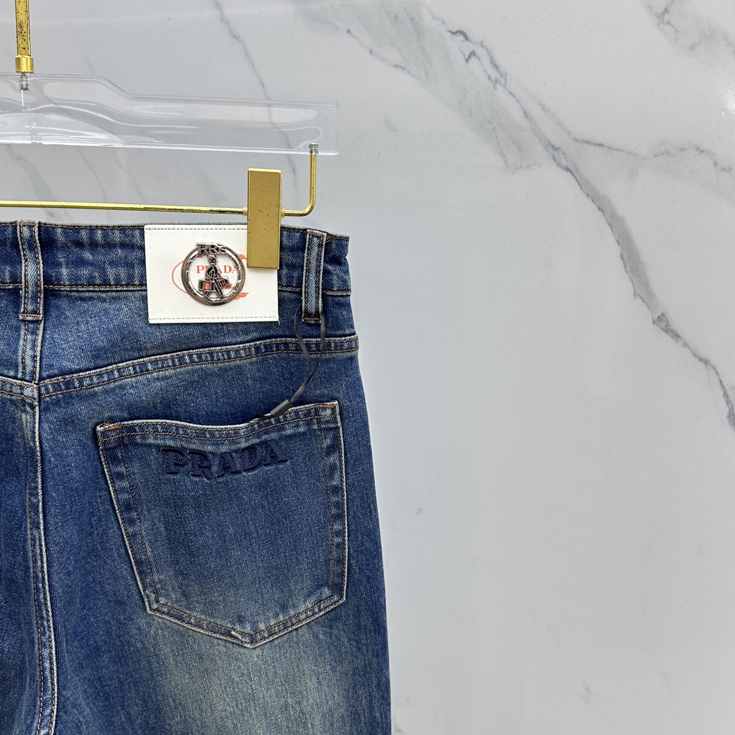 🆕Prada普拉达 🔥高端定制、2025早秋最新款牛仔裤 柜台同步发售 原版定制复刻 客供五金辅料 原单