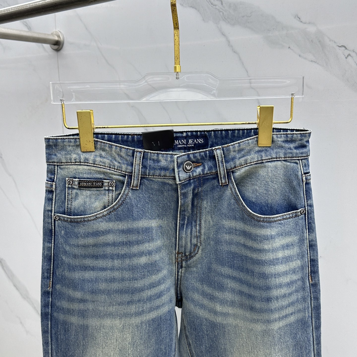 🆕Amani阿玛尼 🔥高端定制、2025早秋最新款牛仔裤 柜台同步发售 原版定制复刻 客供五金辅料 原单