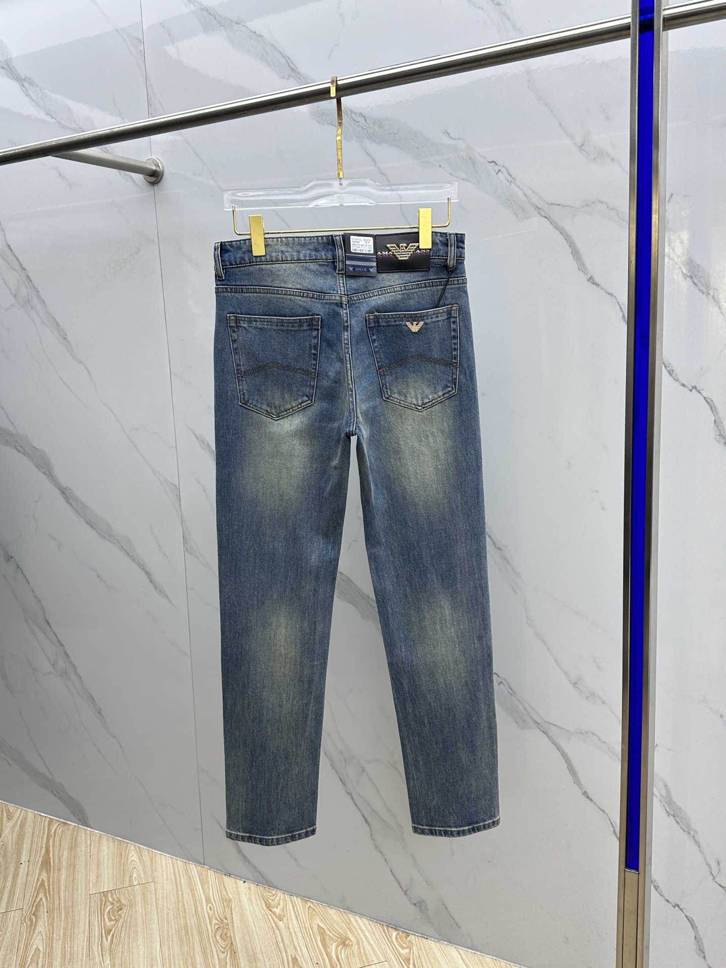 🆕Amani阿玛尼 🔥高端定制、2025早秋最新款牛仔裤 柜台同步发售 原版定制复刻 客供五金辅料 原单