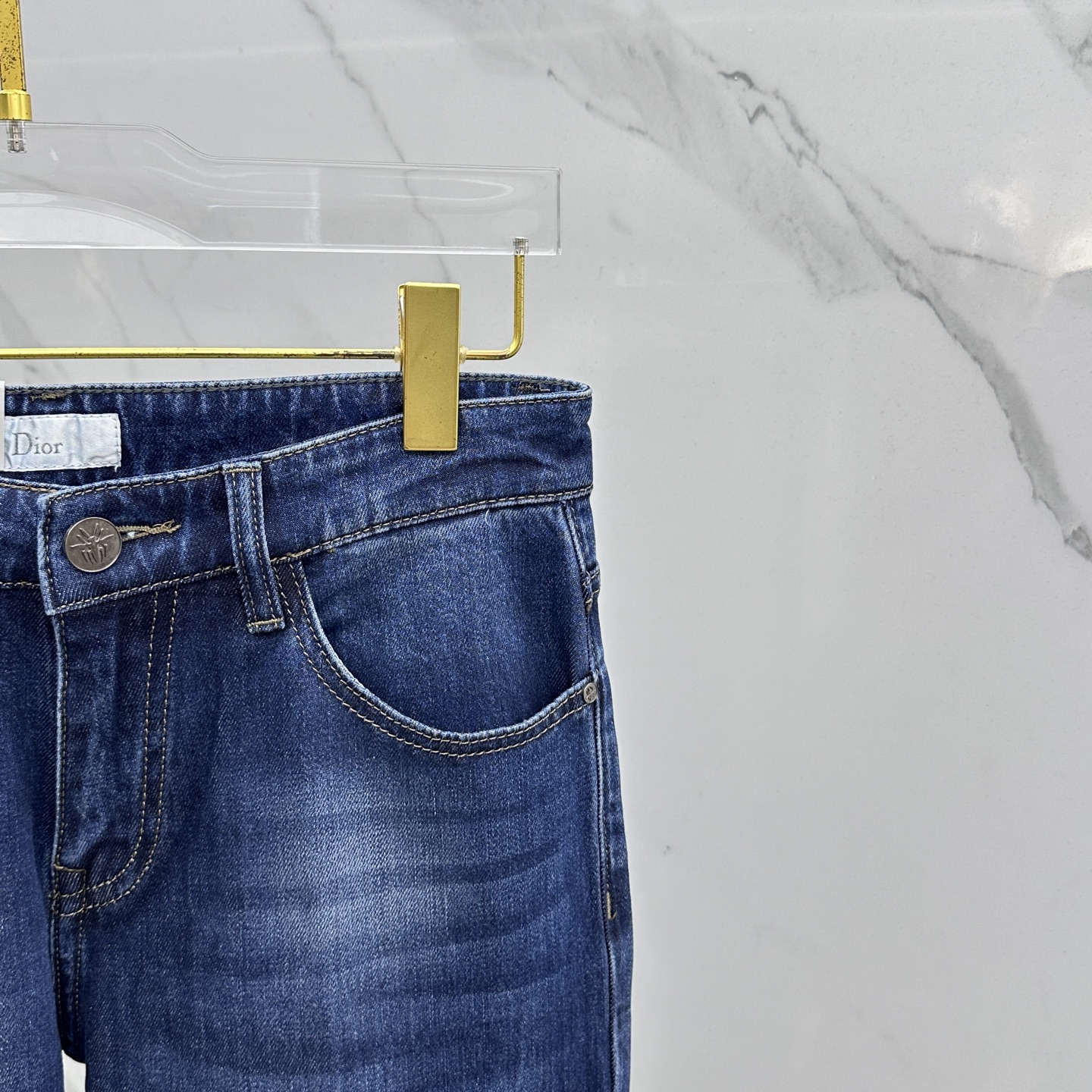 🆕Dior*迪奥 🔥高端定制、2025早秋最新款牛仔裤 柜台同步发售 原版定制复刻 客供五金辅料 原单品