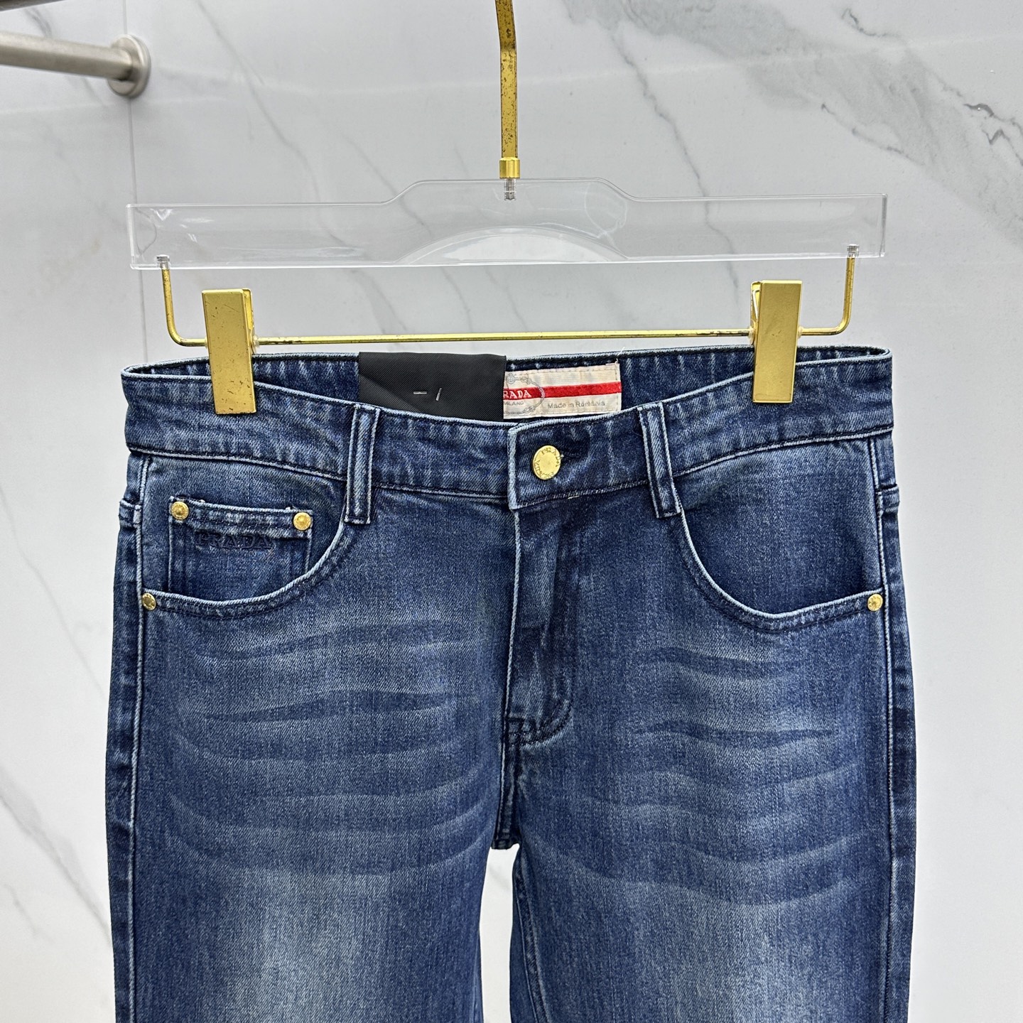 🆕Prada普拉达 🔥高端定制、2025早秋最新款牛仔裤 柜台同步发售 原版定制复刻 客供五金辅料 原单