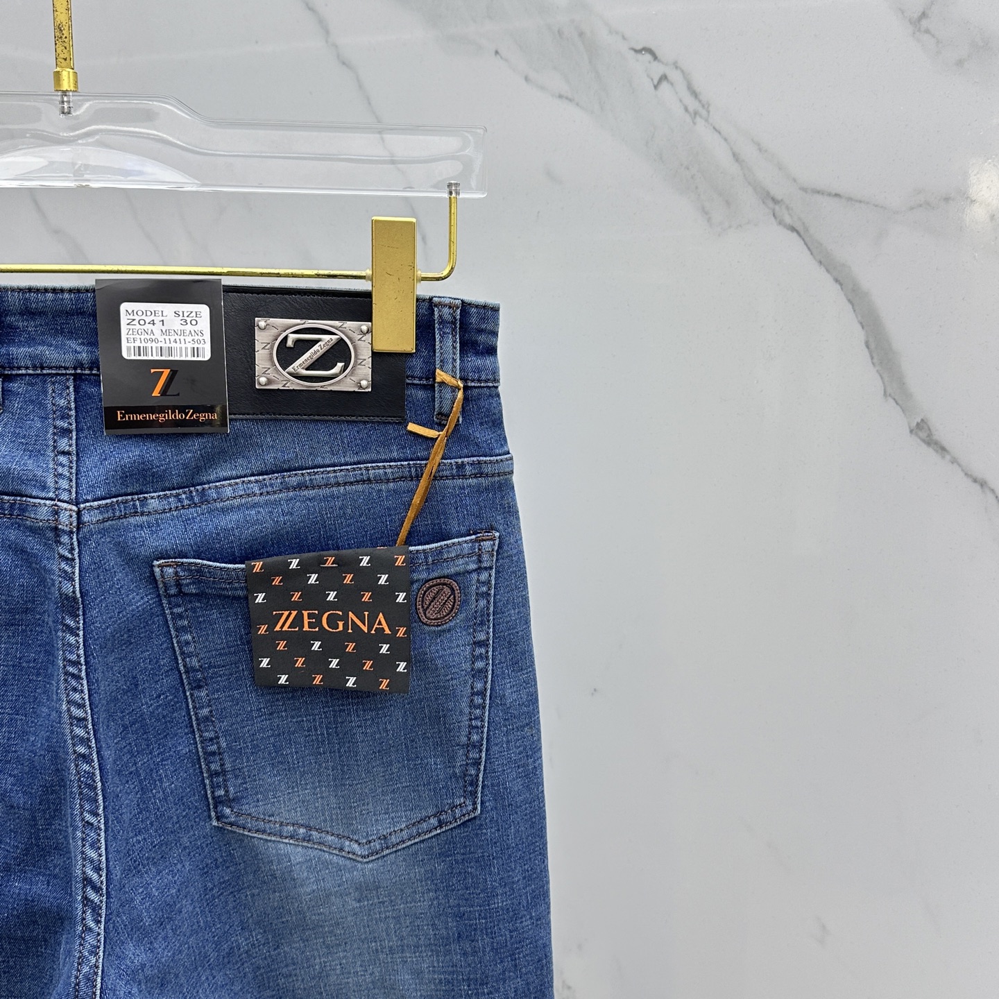🆕zegna杰尼亚 🔥高端定制、2025早秋最新款牛仔裤 柜台同步发售 原版定制复刻 客供五金辅料 原单