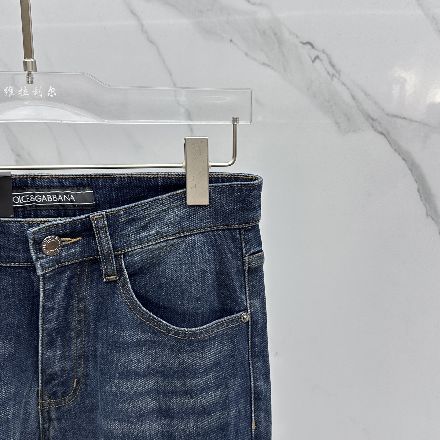 🆕DG杜嘉班纳 🔥高端定制、2025早秋最新款牛仔裤 柜台同步发售 原版定制复刻 客供五金辅料 原单品质
