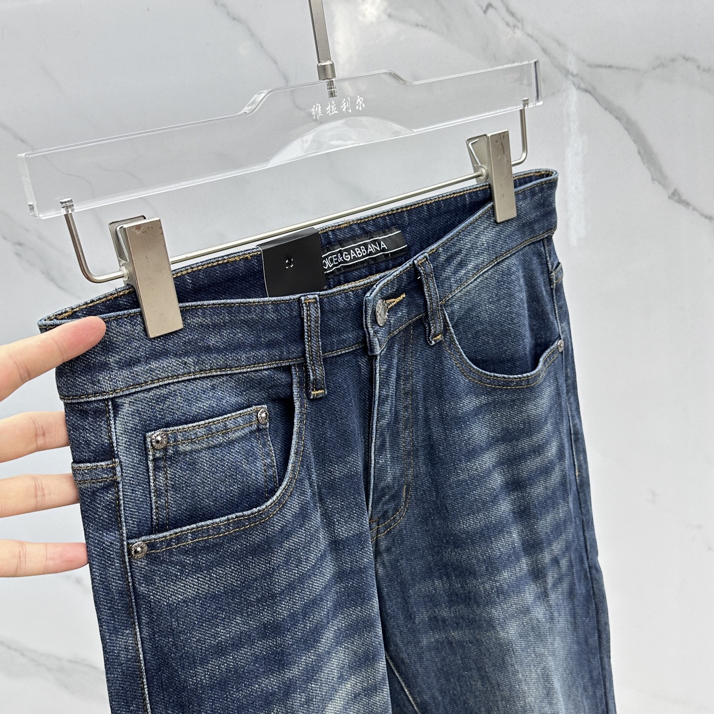 🆕DG杜嘉班纳 🔥高端定制、2025早秋最新款牛仔裤 柜台同步发售 原版定制复刻 客供五金辅料 原单品质