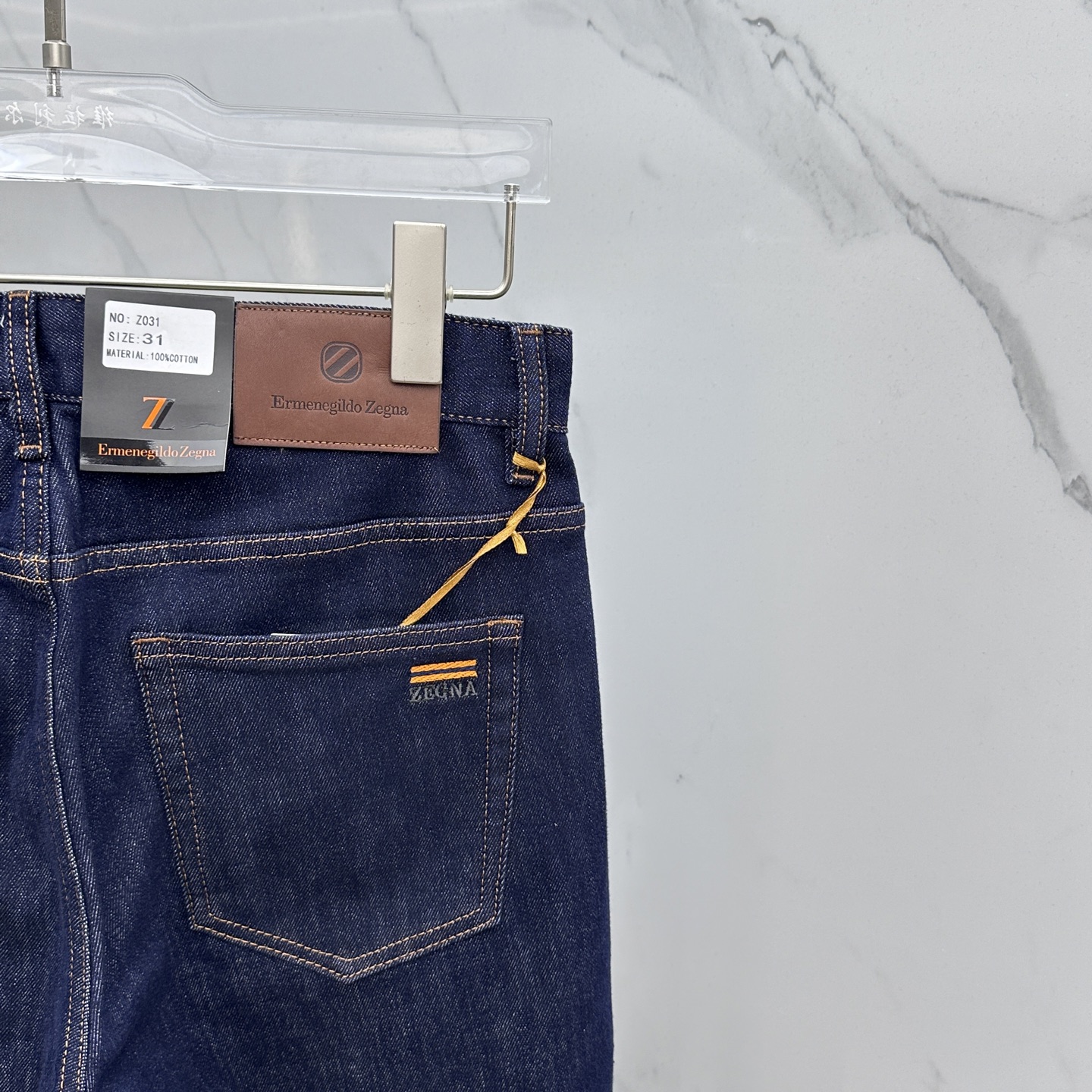 🆕zegna杰尼亚 🔥高端定制、2025早秋最新款牛仔裤 柜台同步发售 原版定制复刻 客供五金辅料 原单