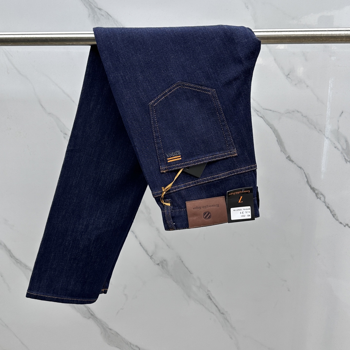 🆕zegna杰尼亚 🔥高端定制、2025早秋最新款牛仔裤 柜台同步发售 原版定制复刻 客供五金辅料 原单