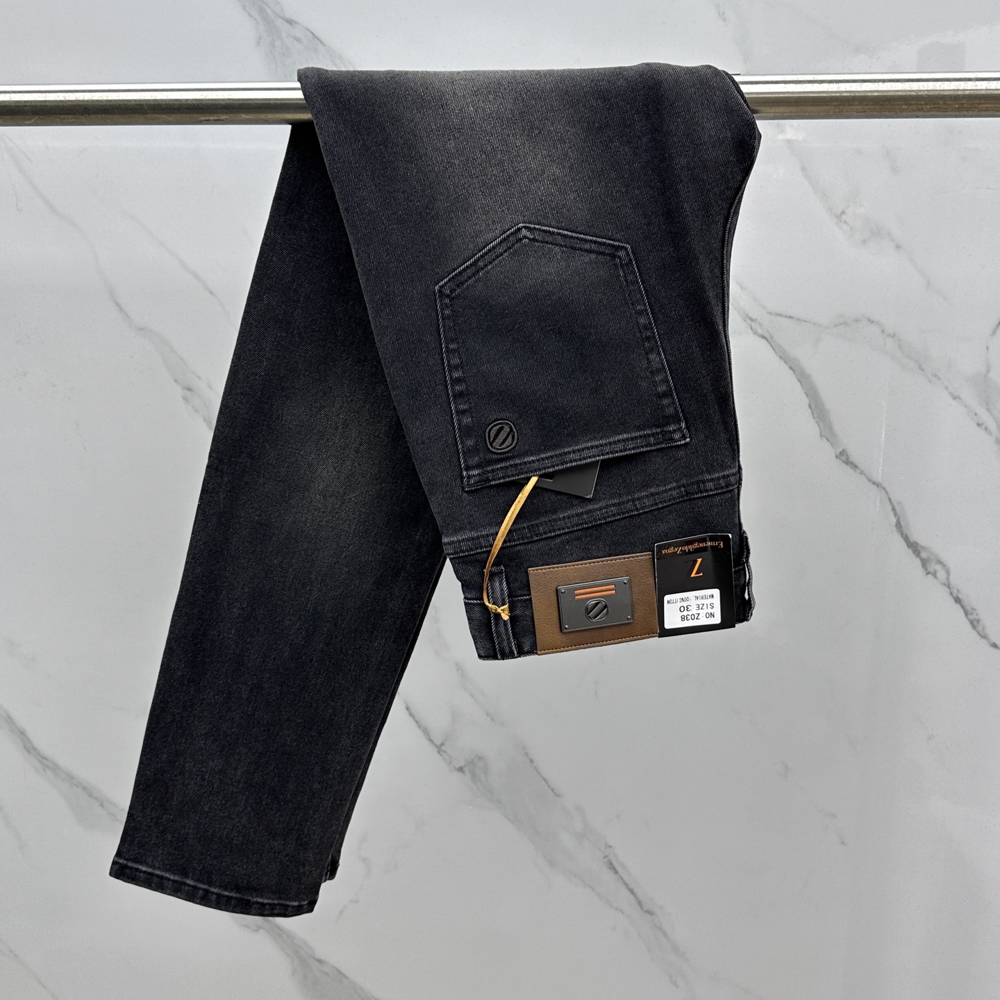 🆕zegna杰尼亚 🔥高端定制、2025早秋最新款牛仔裤 柜台同步发售 原版定制复刻 客供五金辅料 原单