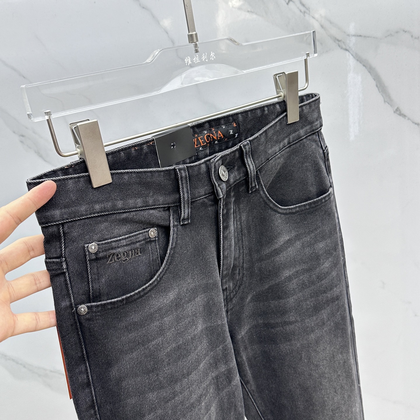 🆕zegna杰尼亚 🔥高端定制、2025早秋最新款牛仔裤 柜台同步发售 原版定制复刻 客供五金辅料 原单