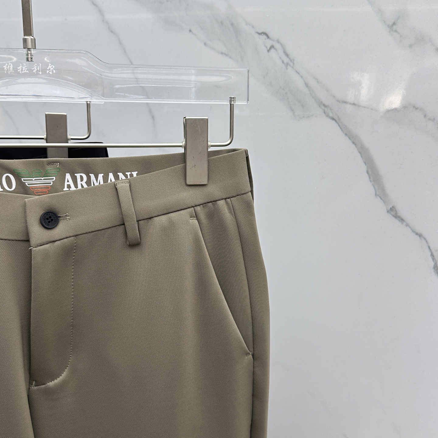 🆕Amani阿玛尼 2025早秋新品休闲裤西裤，官网同步发售，裤身工艺设计，进口客供辅料、面料定制，代工