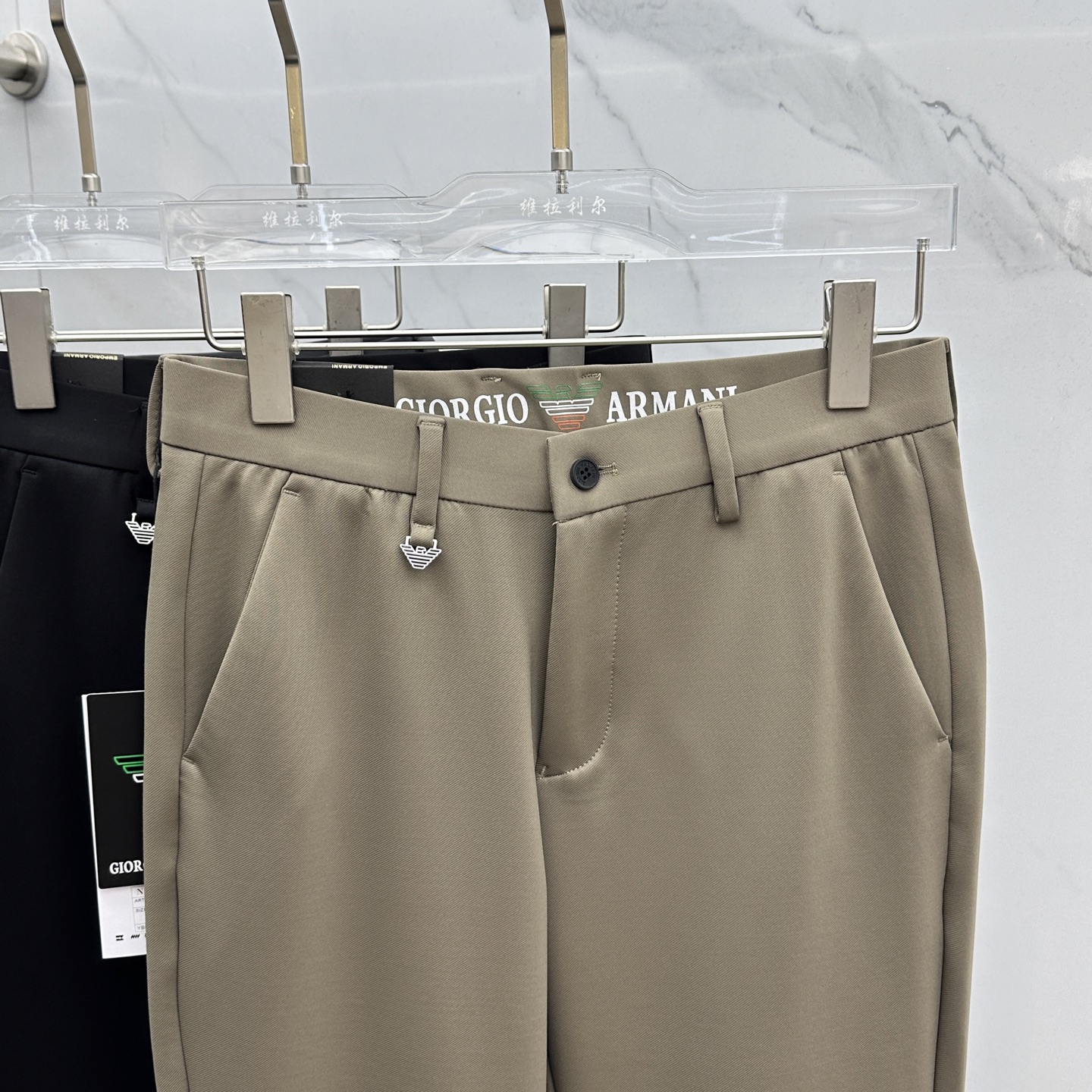 🆕Amani阿玛尼 2025早秋新品休闲裤西裤，官网同步发售，裤身工艺设计，进口客供辅料、面料定制，代工