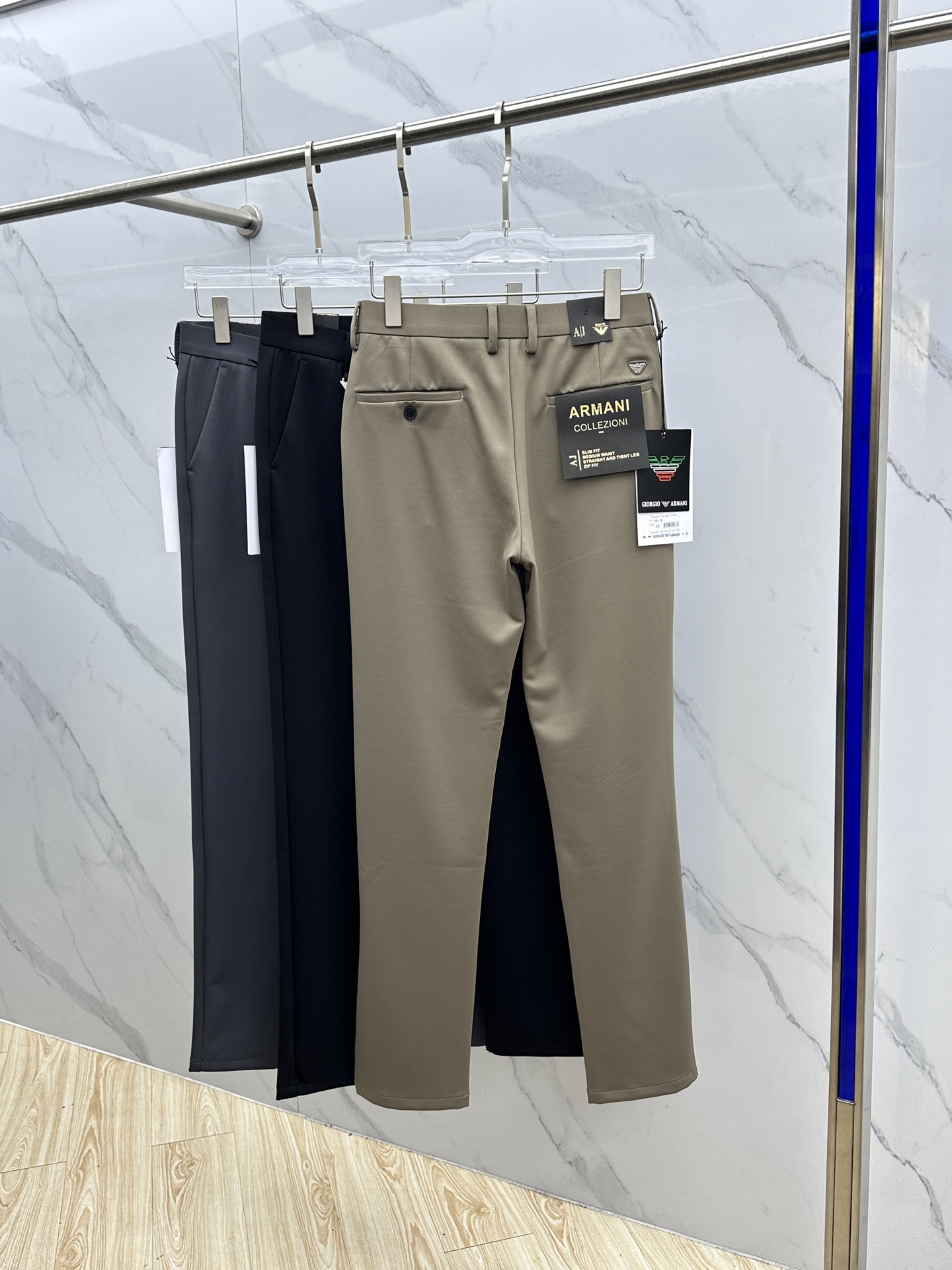 🆕Amani阿玛尼 2025早秋新品休闲裤西裤，官网同步发售，裤身工艺设计，进口客供辅料、面料定制，代工