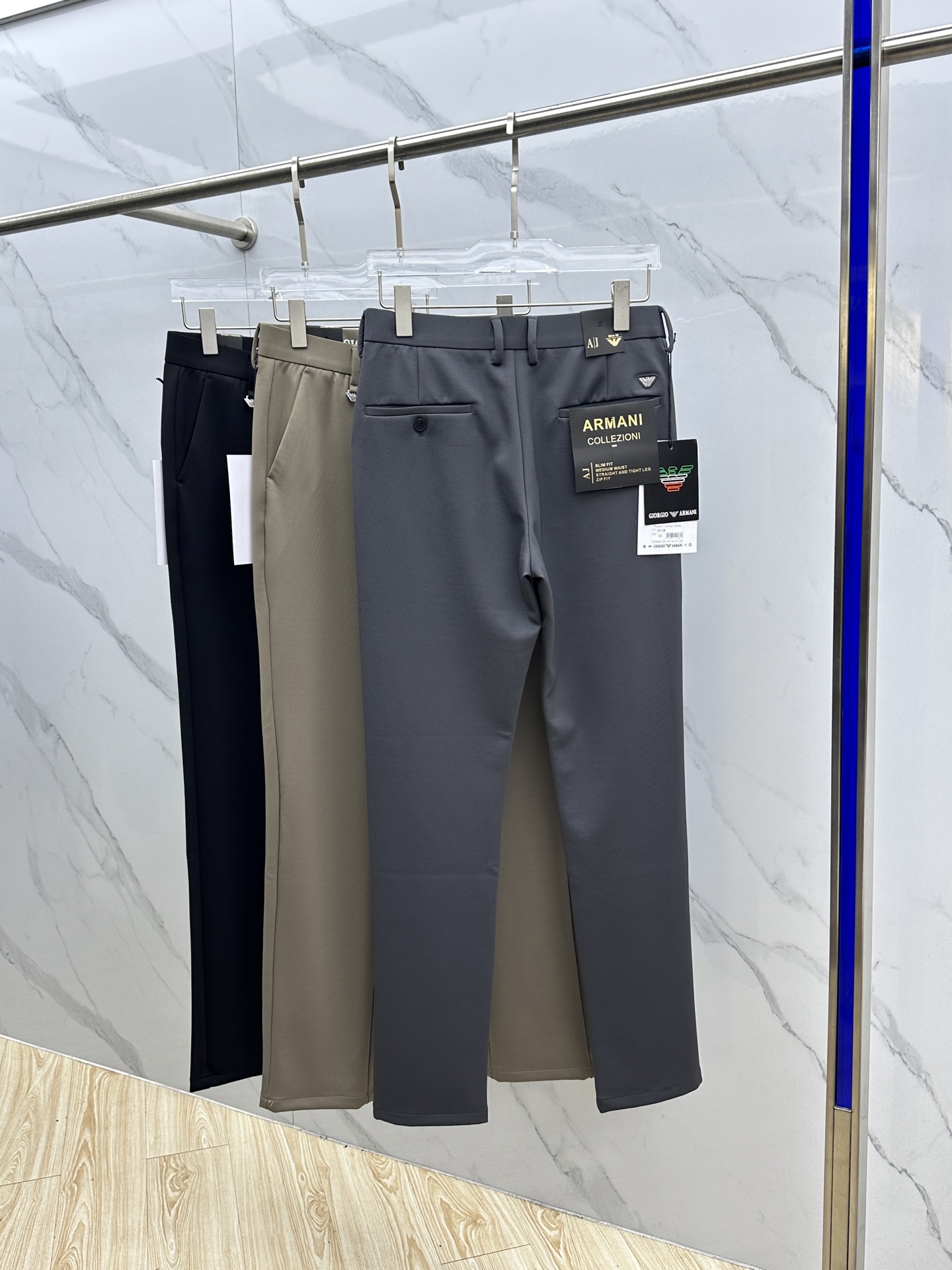 🆕Amani阿玛尼 2025早秋新品休闲裤西裤，官网同步发售，裤身工艺设计，进口客供辅料、面料定制，代工