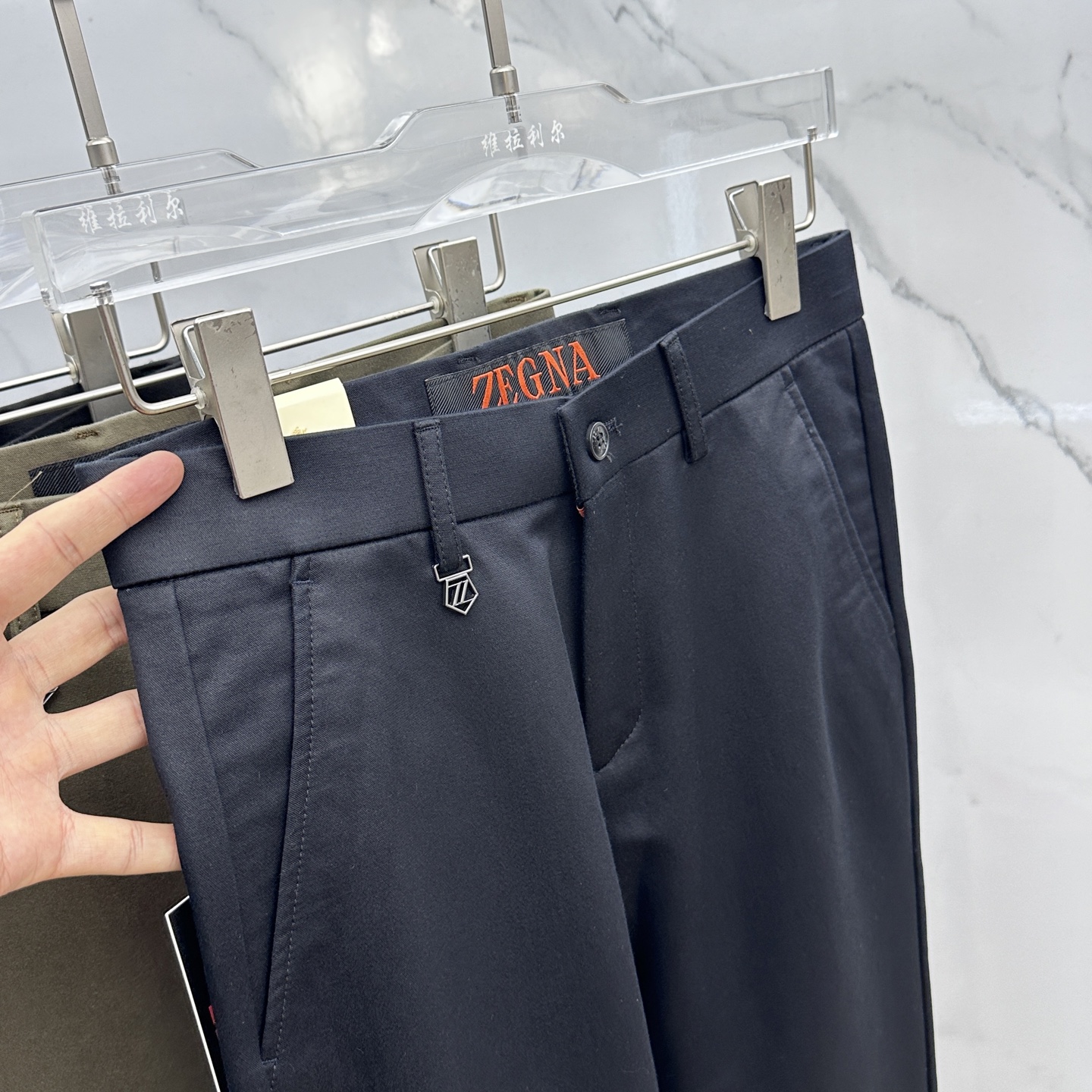 🆕ZEGNA杰尼亚 2025早秋新品休闲裤西裤，官网同步发售，裤身工艺设计，进口客供辅料、面料定制，代工
