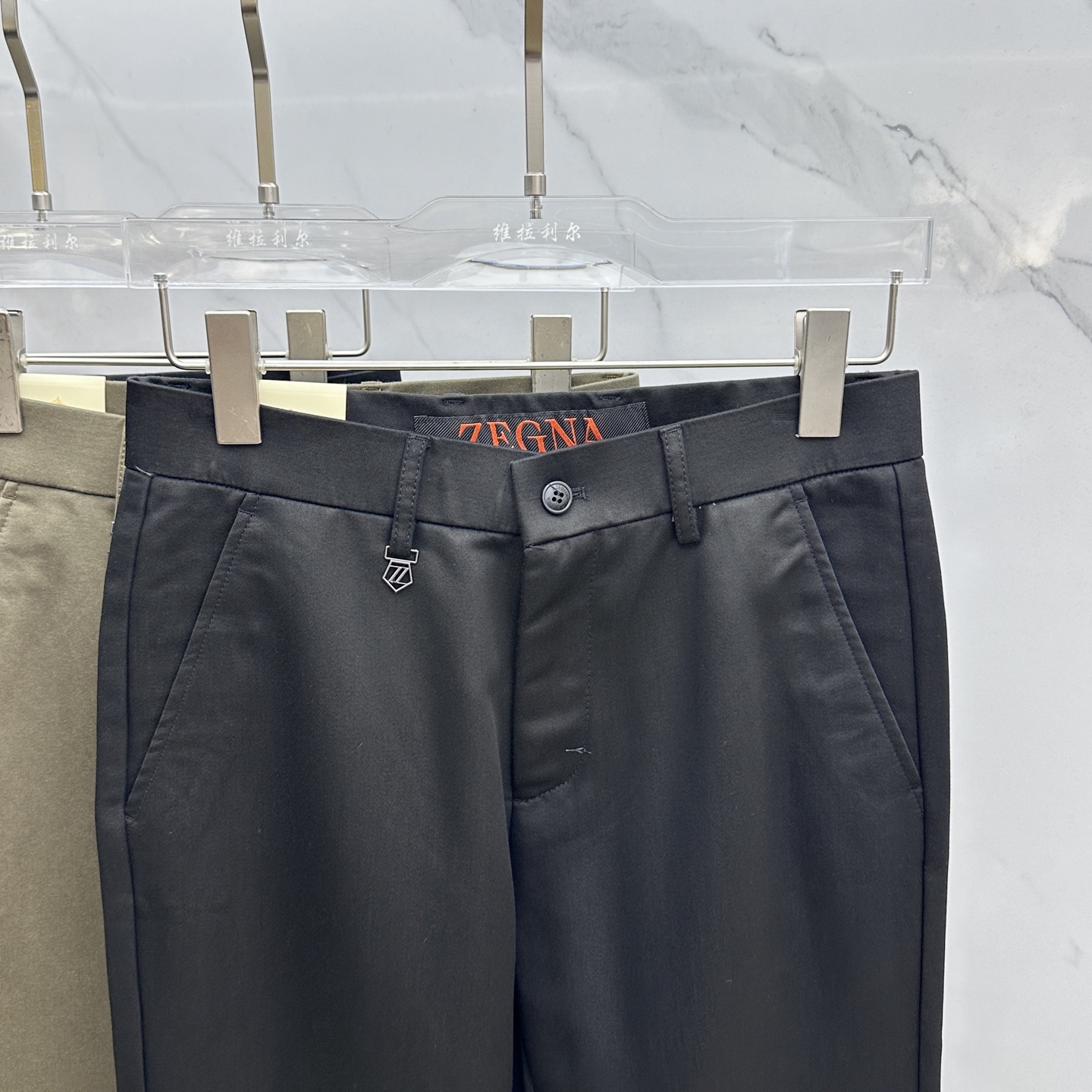 🆕ZEGNA杰尼亚 2025早秋新品休闲裤西裤，官网同步发售，裤身工艺设计，进口客供辅料、面料定制，代工