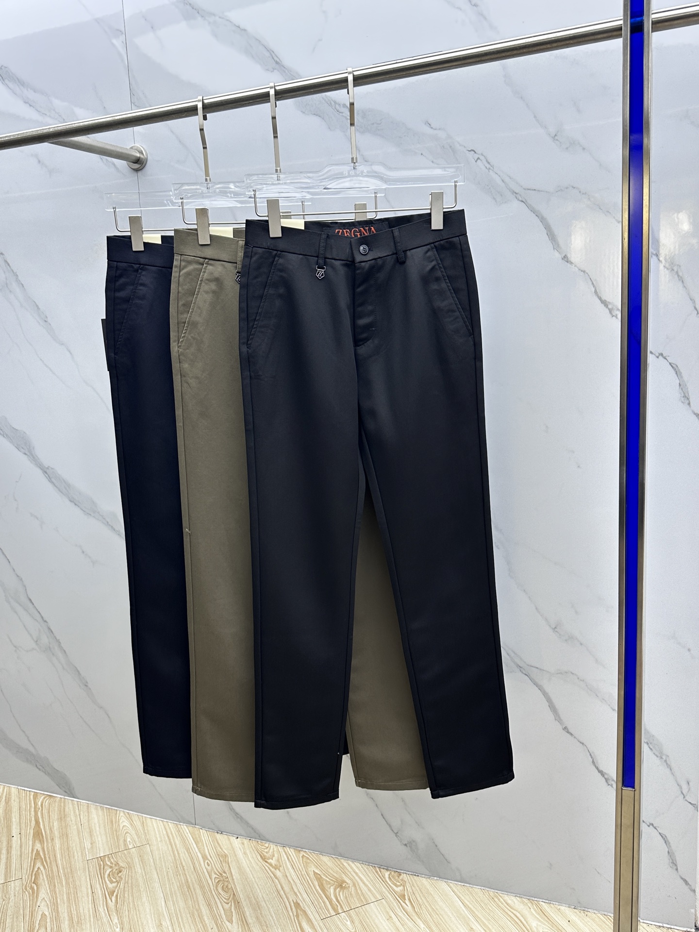 🆕ZEGNA杰尼亚 2025早秋新品休闲裤西裤，官网同步发售，裤身工艺设计，进口客供辅料、面料定制，代工