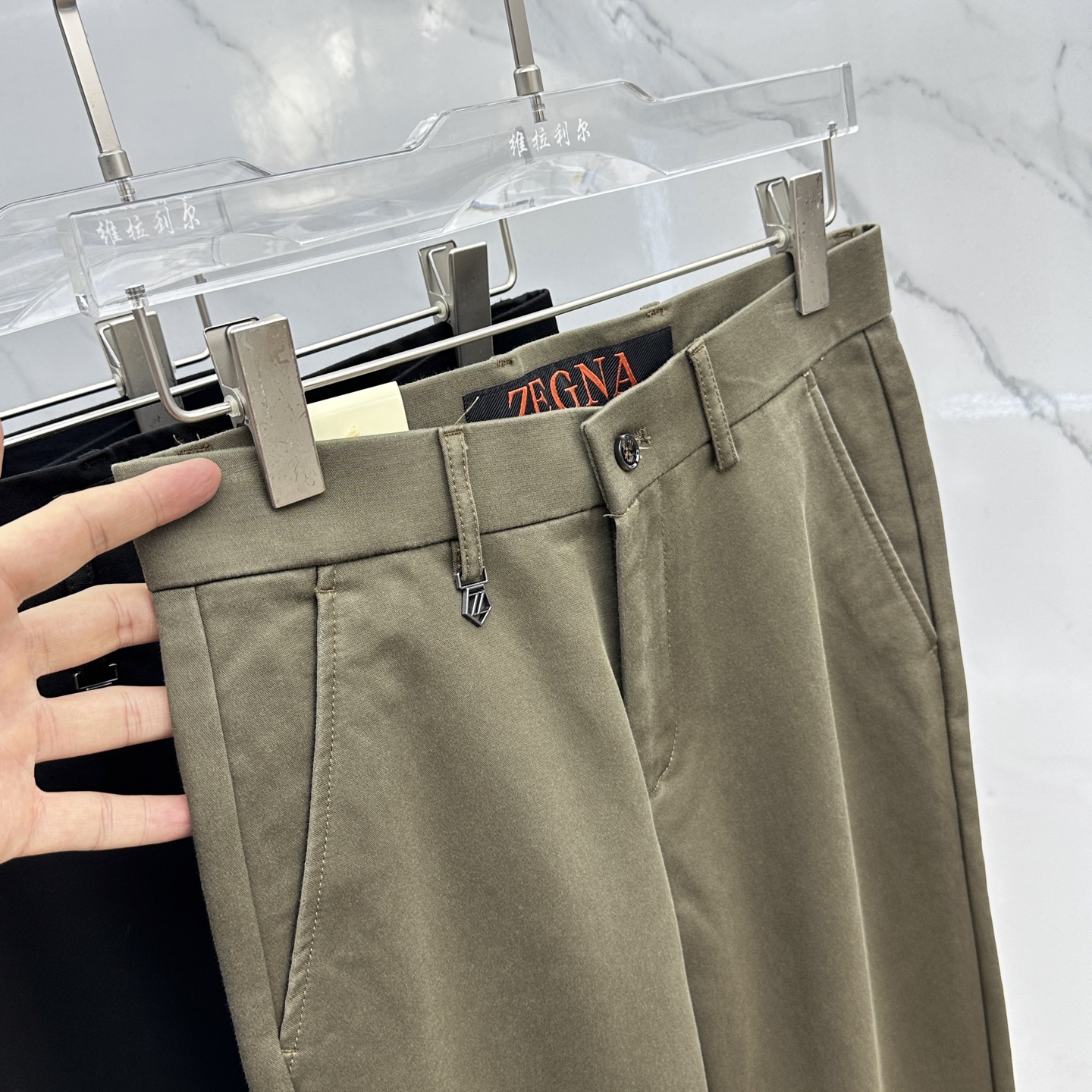 🆕ZEGNA杰尼亚 2025早秋新品休闲裤西裤，官网同步发售，裤身工艺设计，进口客供辅料、面料定制，代工