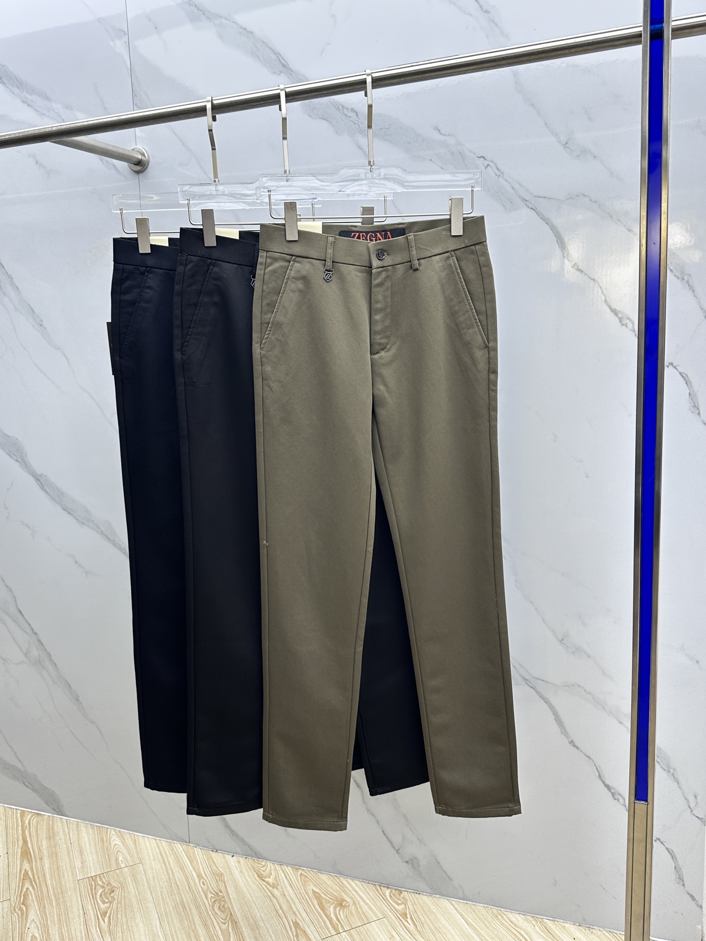 🆕ZEGNA杰尼亚 2025早秋新品休闲裤西裤，官网同步发售，裤身工艺设计，进口客供辅料、面料定制，代工