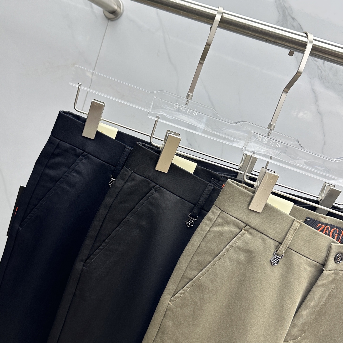 🆕ZEGNA杰尼亚 2025早秋新品休闲裤西裤，官网同步发售，裤身工艺设计，进口客供辅料、面料定制，代工