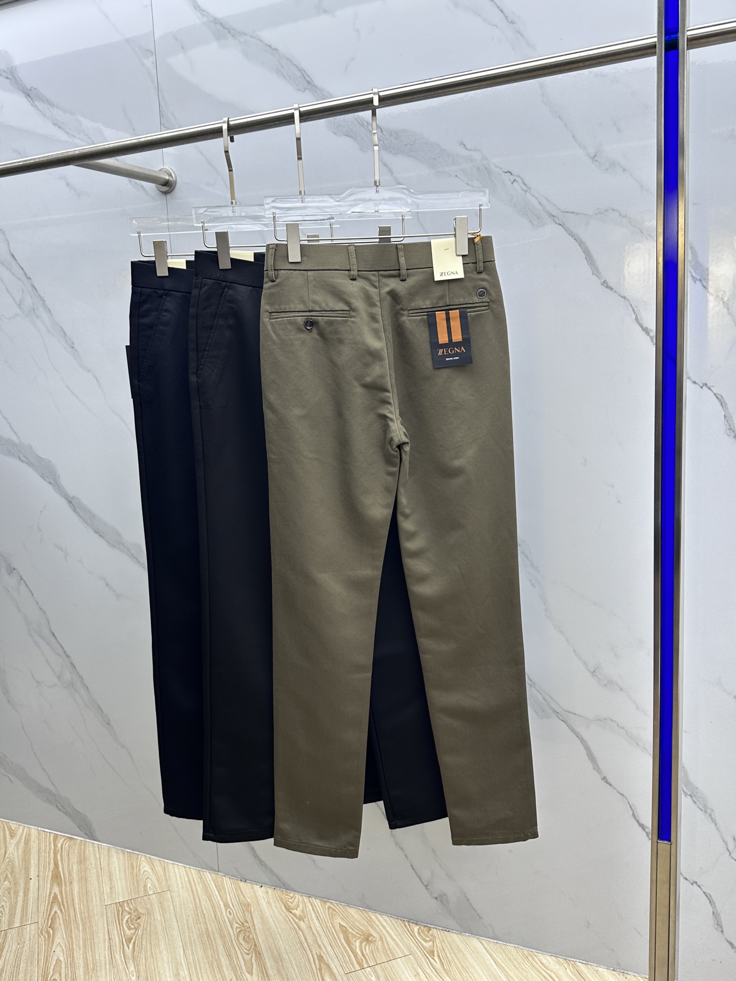 🆕ZEGNA杰尼亚 2025早秋新品休闲裤西裤，官网同步发售，裤身工艺设计，进口客供辅料、面料定制，代工