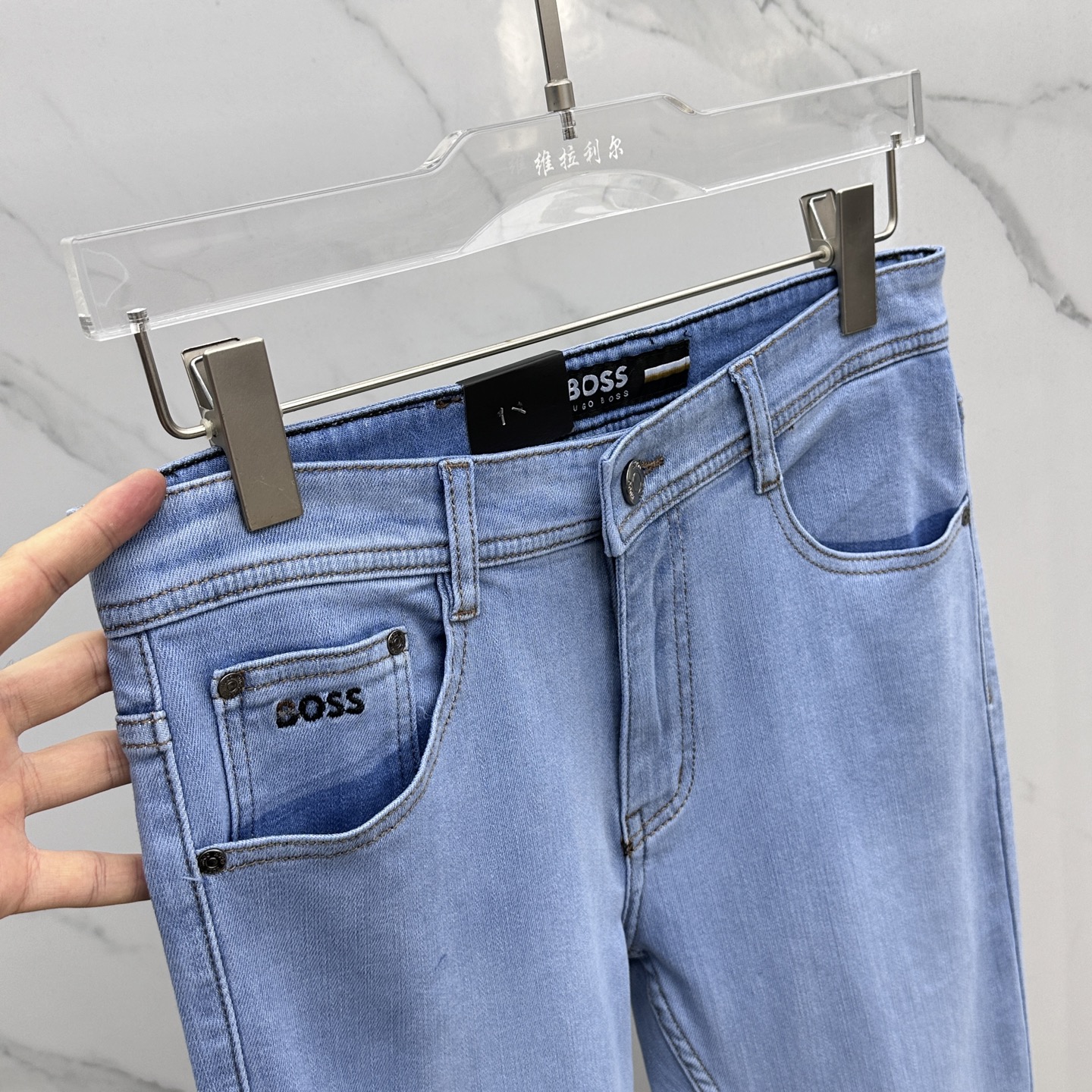 🆕BOSS 🔥高端定制、2025早秋最新款牛仔裤 柜台同步发售 原版定制复刻 客供五金辅料 原单品质 进