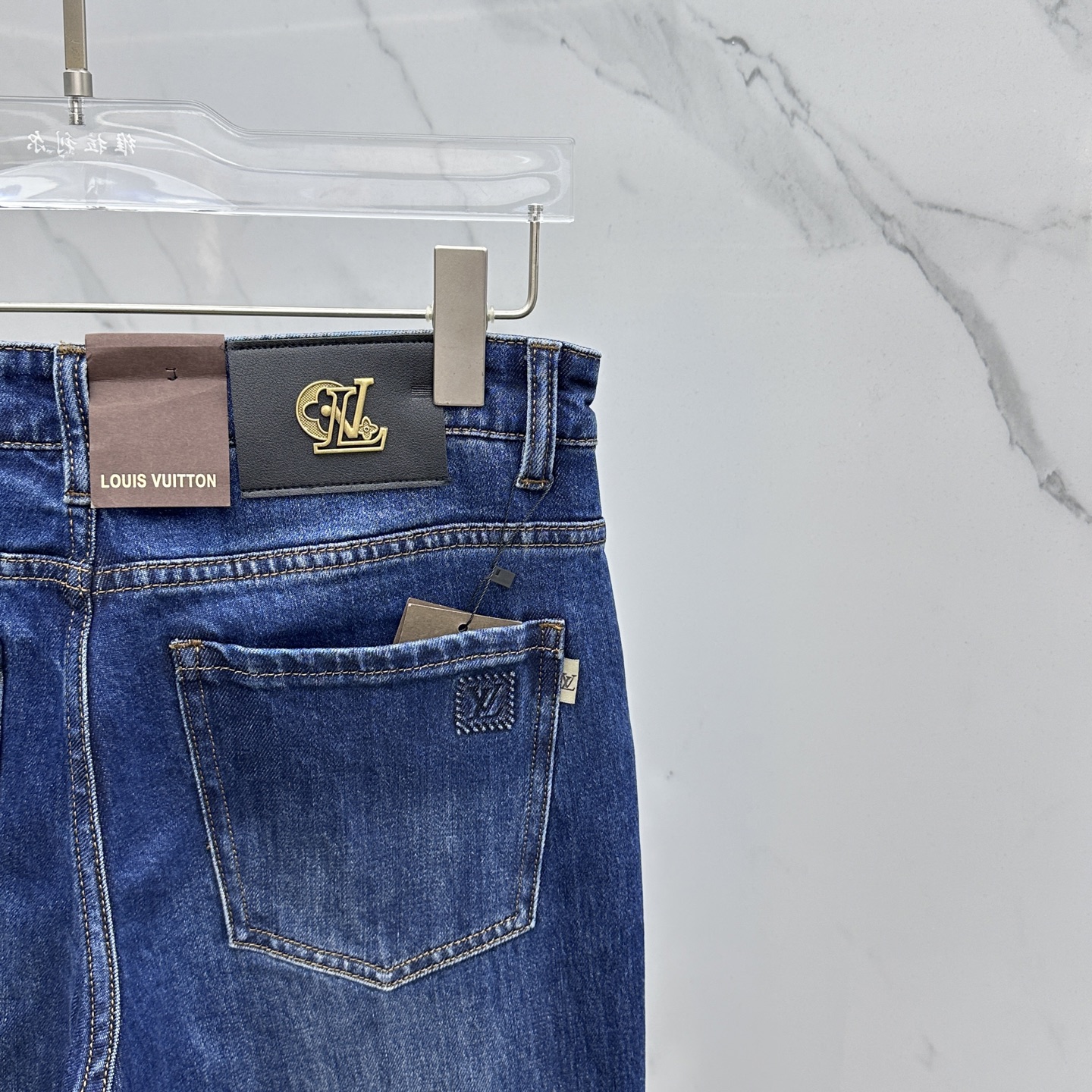 🆕LV路易威登 🔥高端定制、2025早秋最新款牛仔裤 柜台同步发售 原版定制复刻 客供五金辅料 原单品质