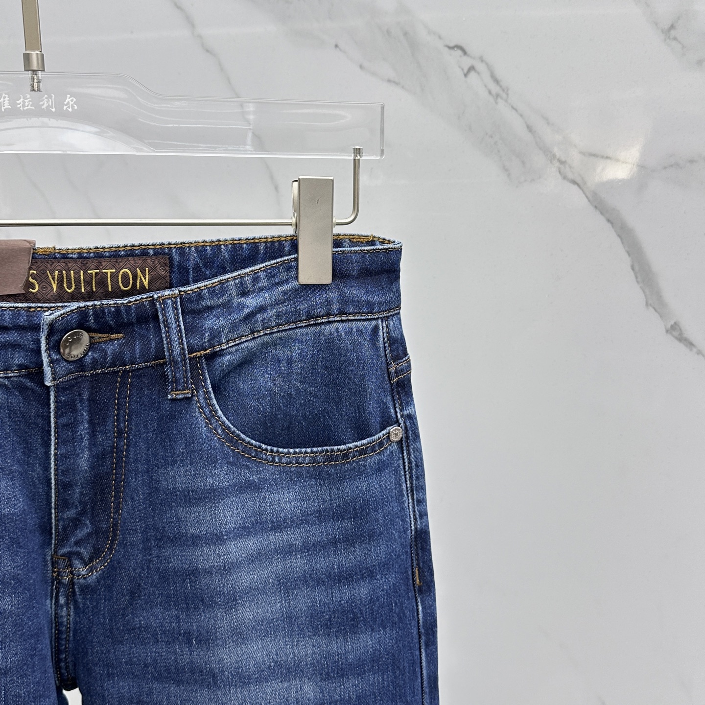 🆕LV路易威登 🔥高端定制、2025早秋最新款牛仔裤 柜台同步发售 原版定制复刻 客供五金辅料 原单品质