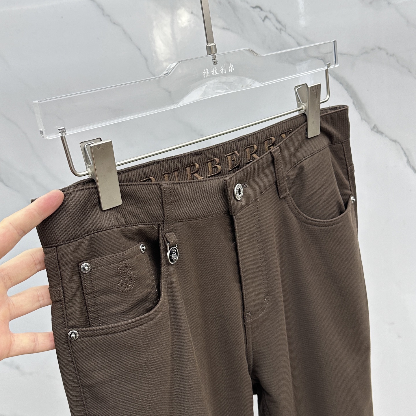 🆕Burberry*巴宝莉 2025早秋新品休闲裤西裤，官网同步发售，裤身工艺设计，定制五金辅料、面料定