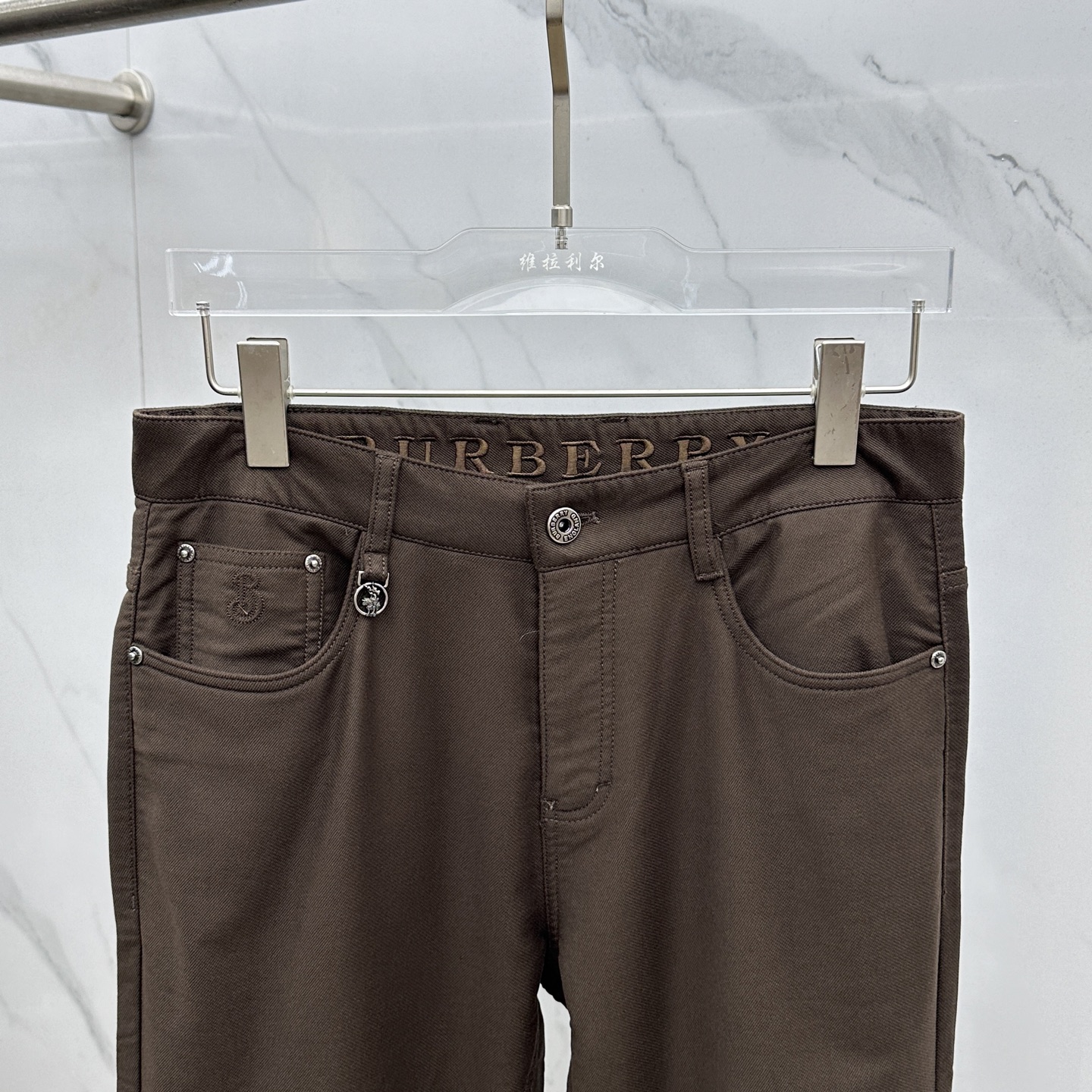 🆕Burberry*巴宝莉 2025早秋新品休闲裤西裤，官网同步发售，裤身工艺设计，定制五金辅料、面料定
