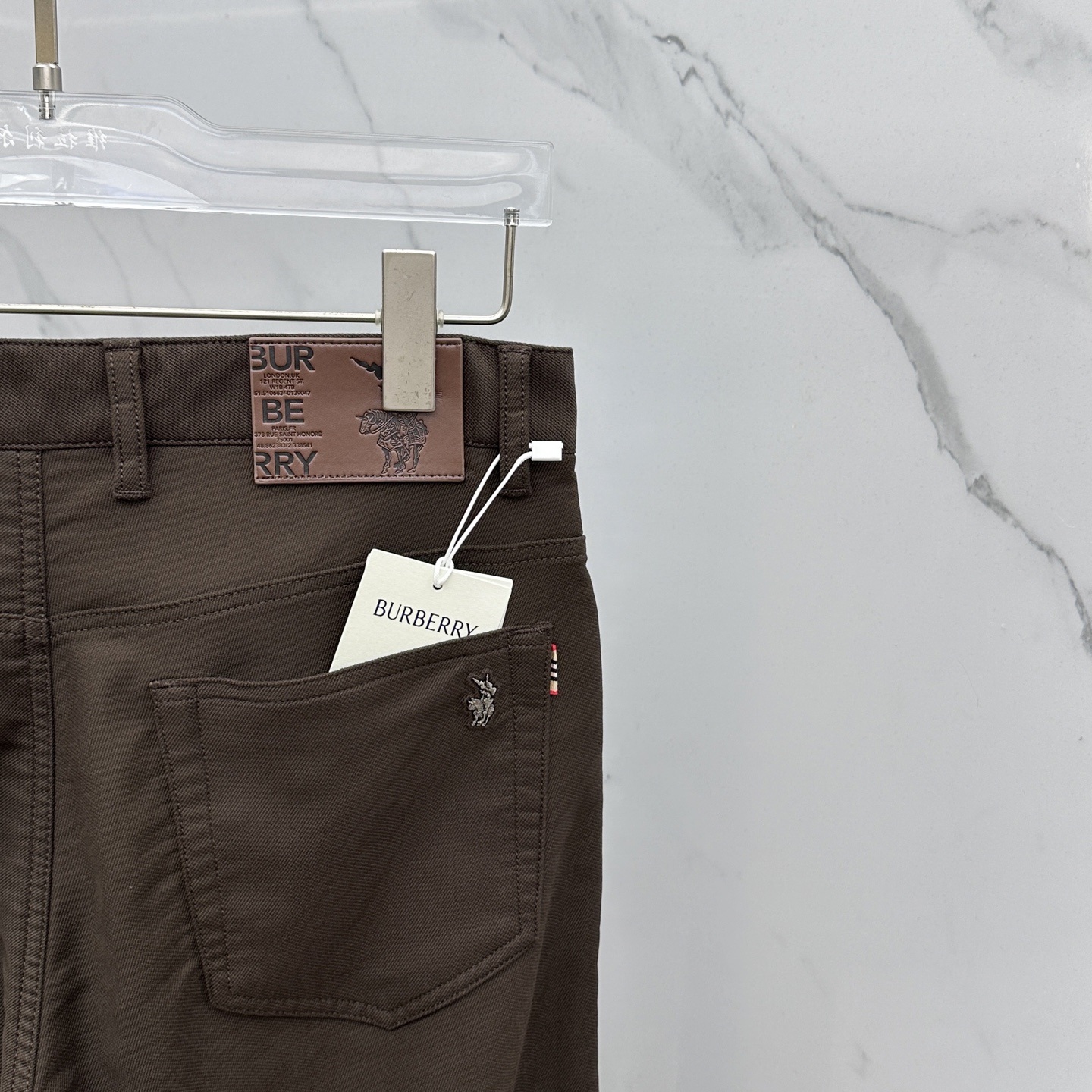 🆕Burberry*巴宝莉 2025早秋新品休闲裤西裤，官网同步发售，裤身工艺设计，定制五金辅料、面料定