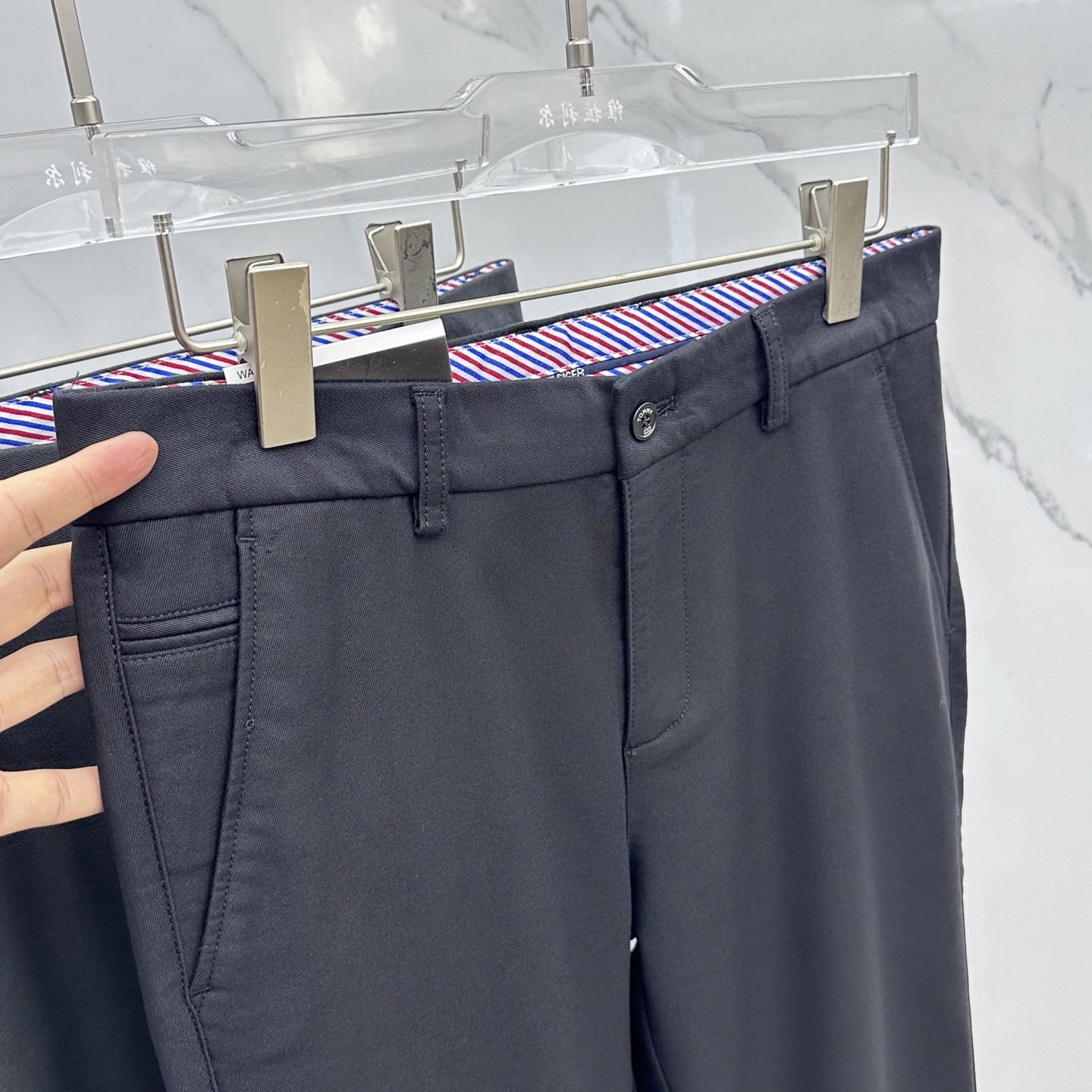 🆕Tommy汤米 2025早秋新品休闲裤西裤，官网同步发售，裤身工艺设计，定制五金辅料、面料定制，代工厂
