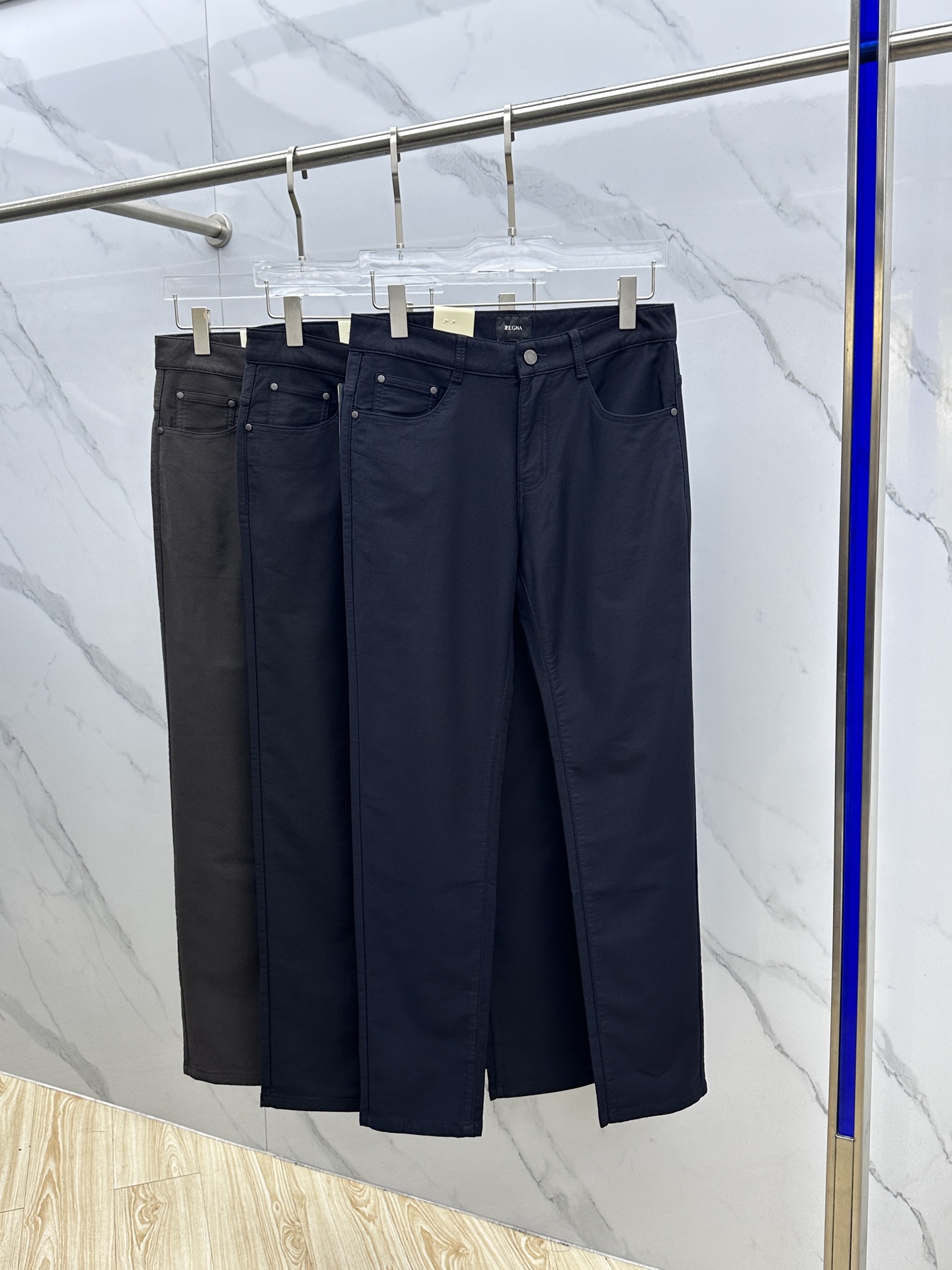 🆕ZEGNA杰尼亚 2025早秋新品休闲裤西裤五袋裤，官网同步发售，裤身工艺设计，定制五金辅料、面料定制