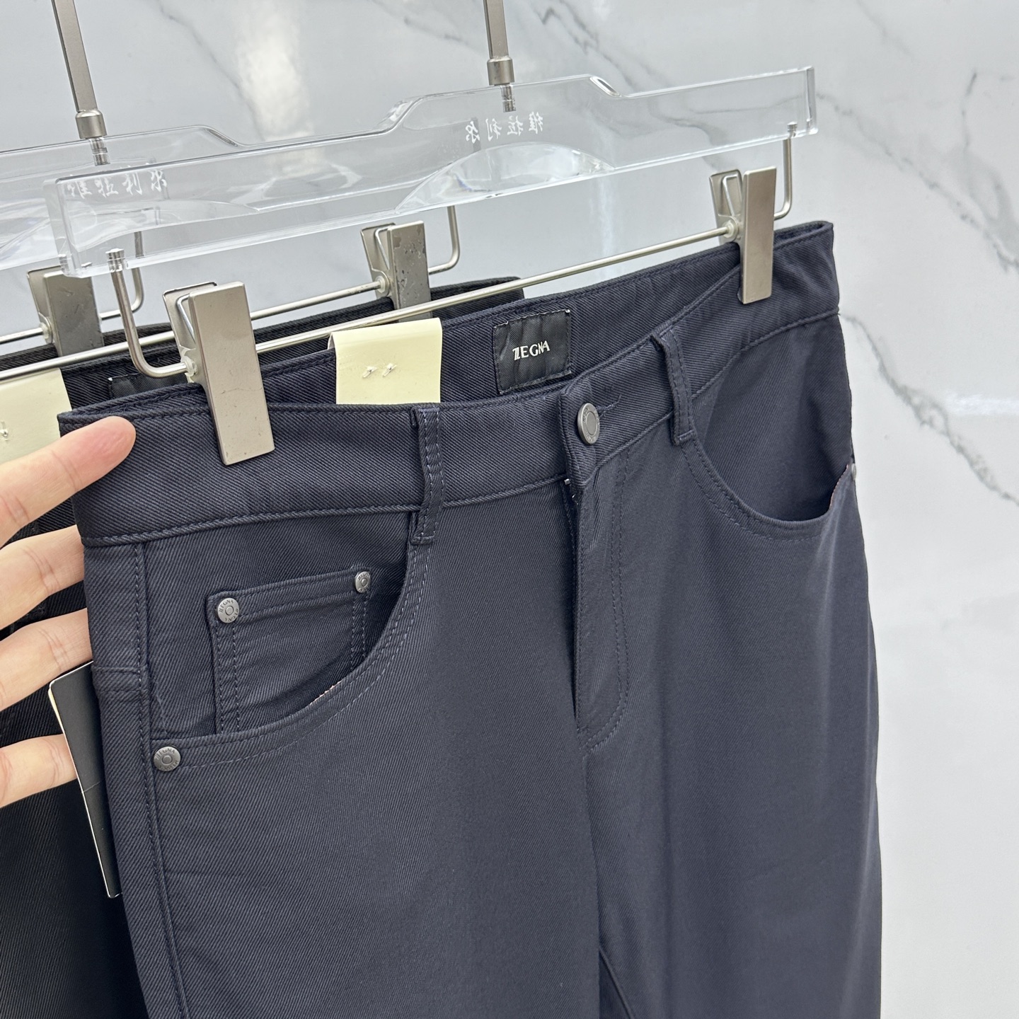 🆕ZEGNA杰尼亚 2025早秋新品休闲裤西裤五袋裤，官网同步发售，裤身工艺设计，定制五金辅料、面料定制