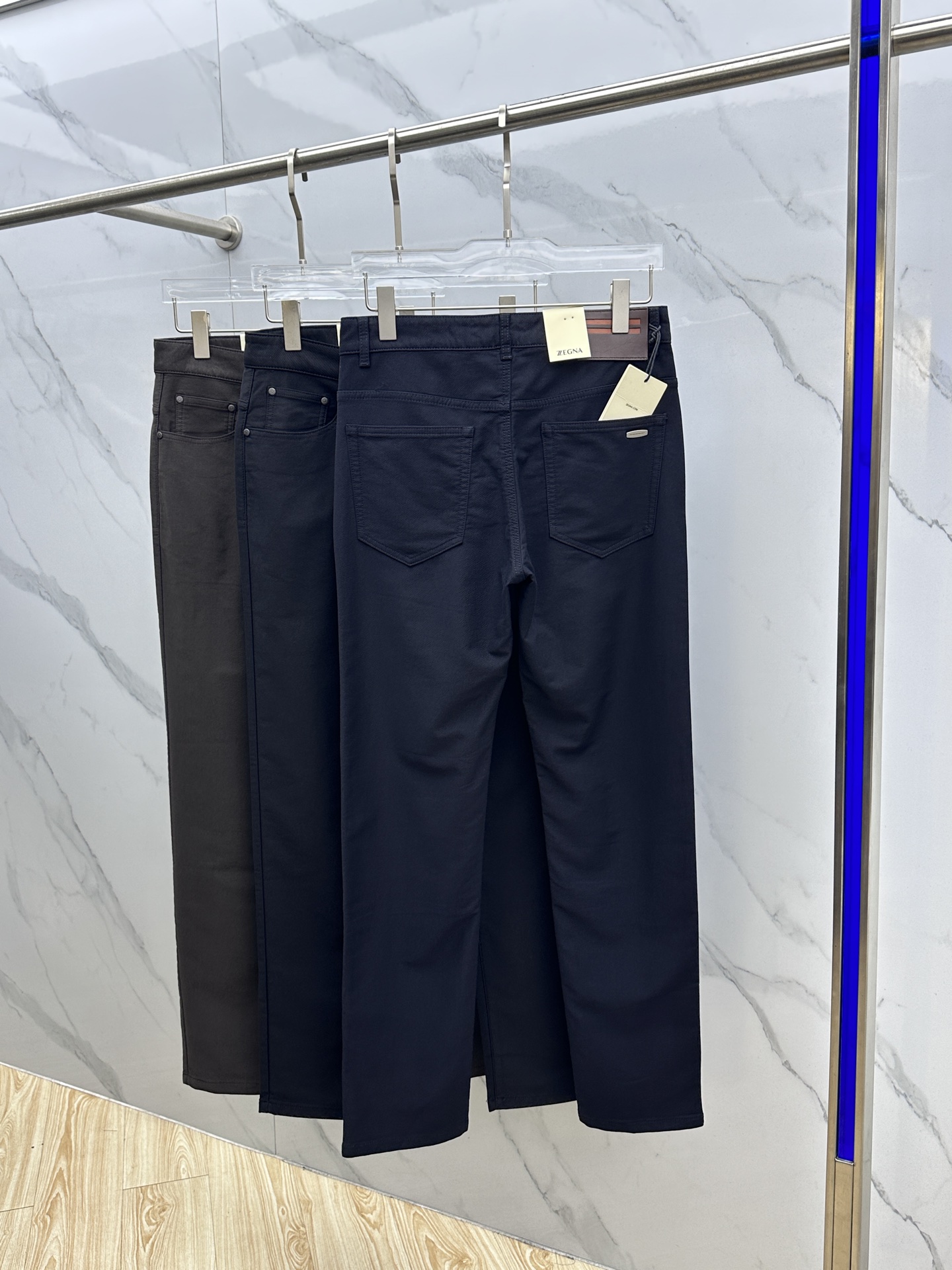 🆕ZEGNA杰尼亚 2025早秋新品休闲裤西裤五袋裤，官网同步发售，裤身工艺设计，定制五金辅料、面料定制