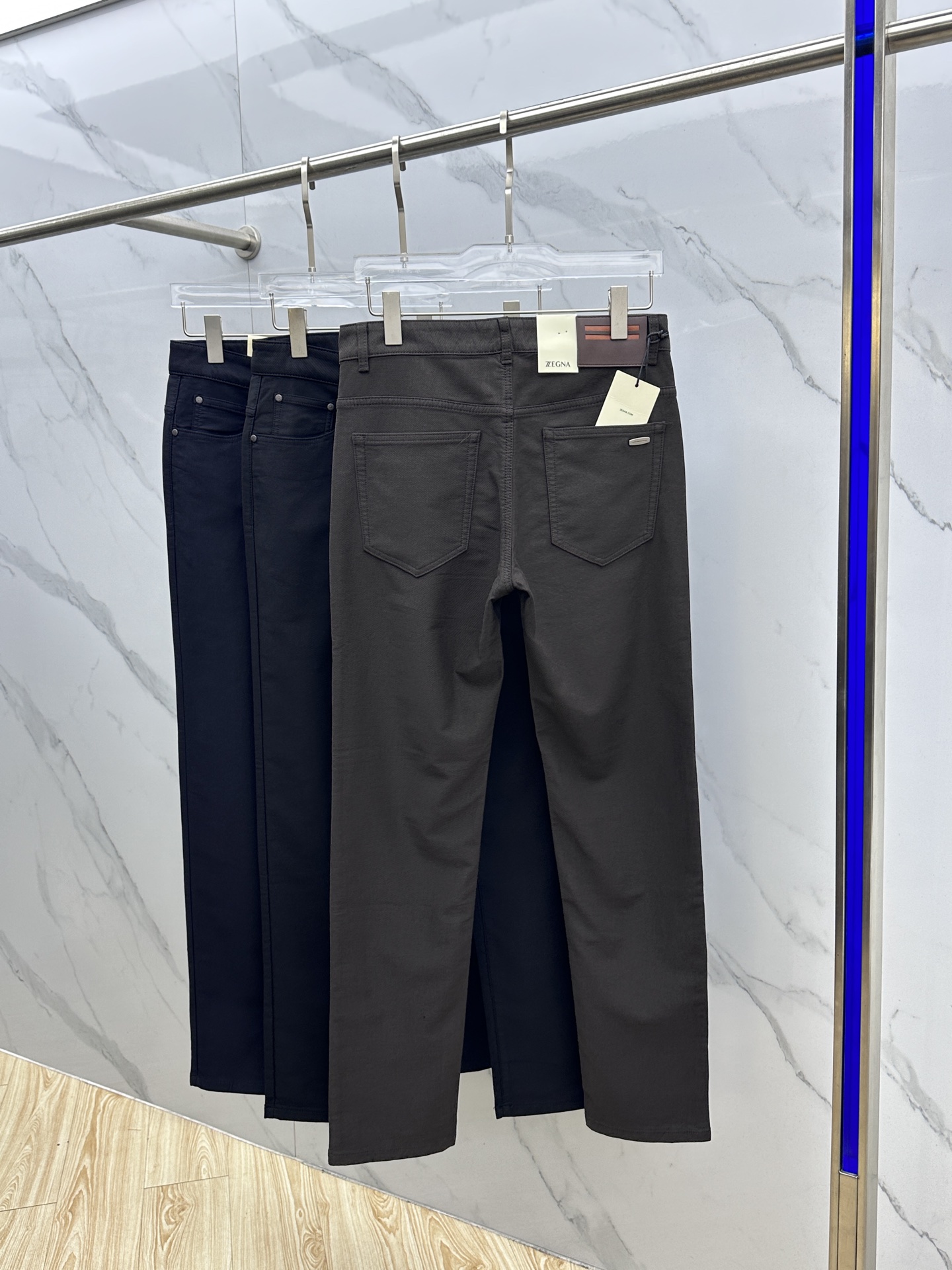 🆕ZEGNA杰尼亚 2025早秋新品休闲裤西裤五袋裤，官网同步发售，裤身工艺设计，定制五金辅料、面料定制