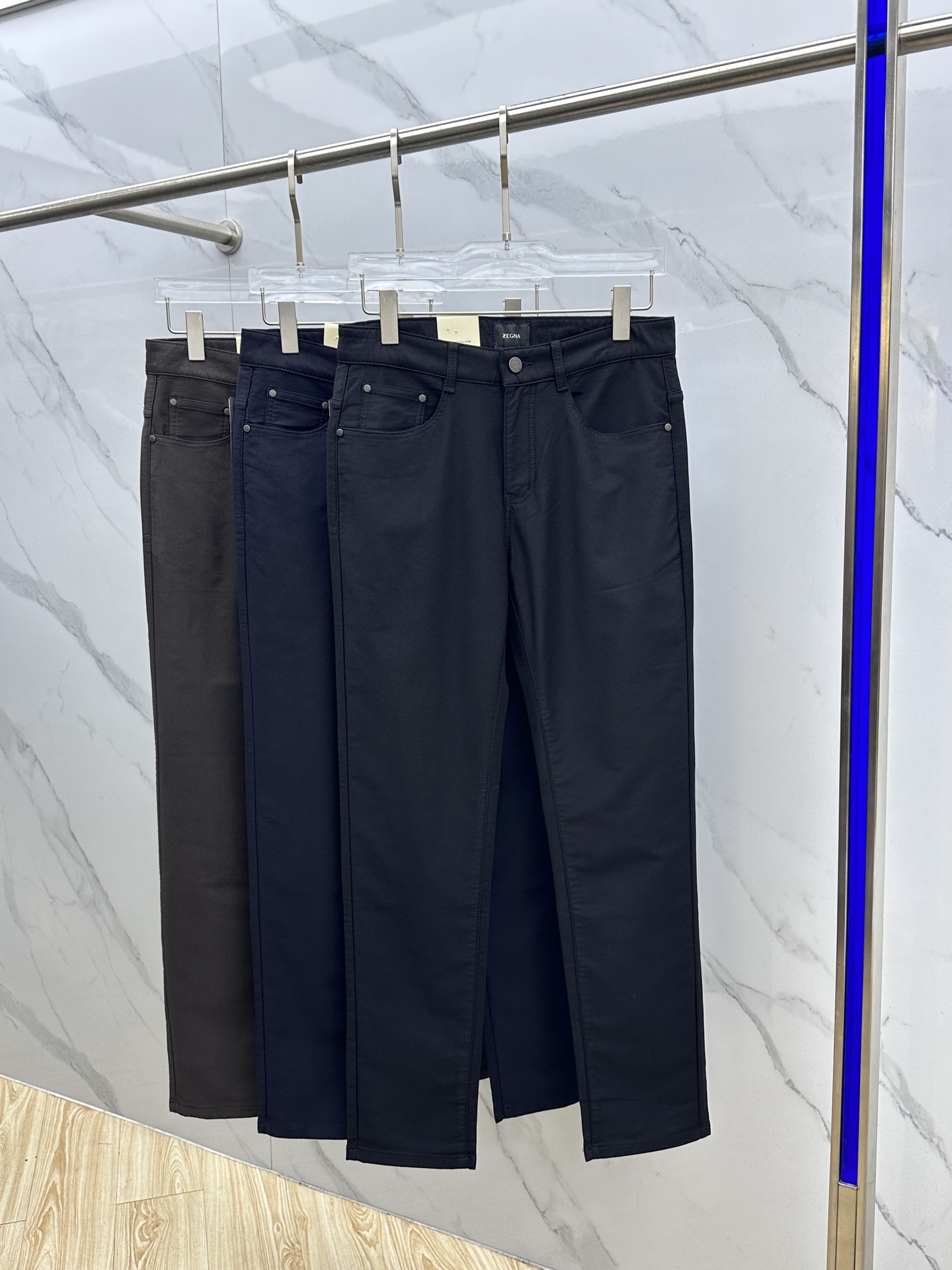 🆕ZEGNA杰尼亚 2025早秋新品休闲裤西裤五袋裤，官网同步发售，裤身工艺设计，定制五金辅料、面料定制