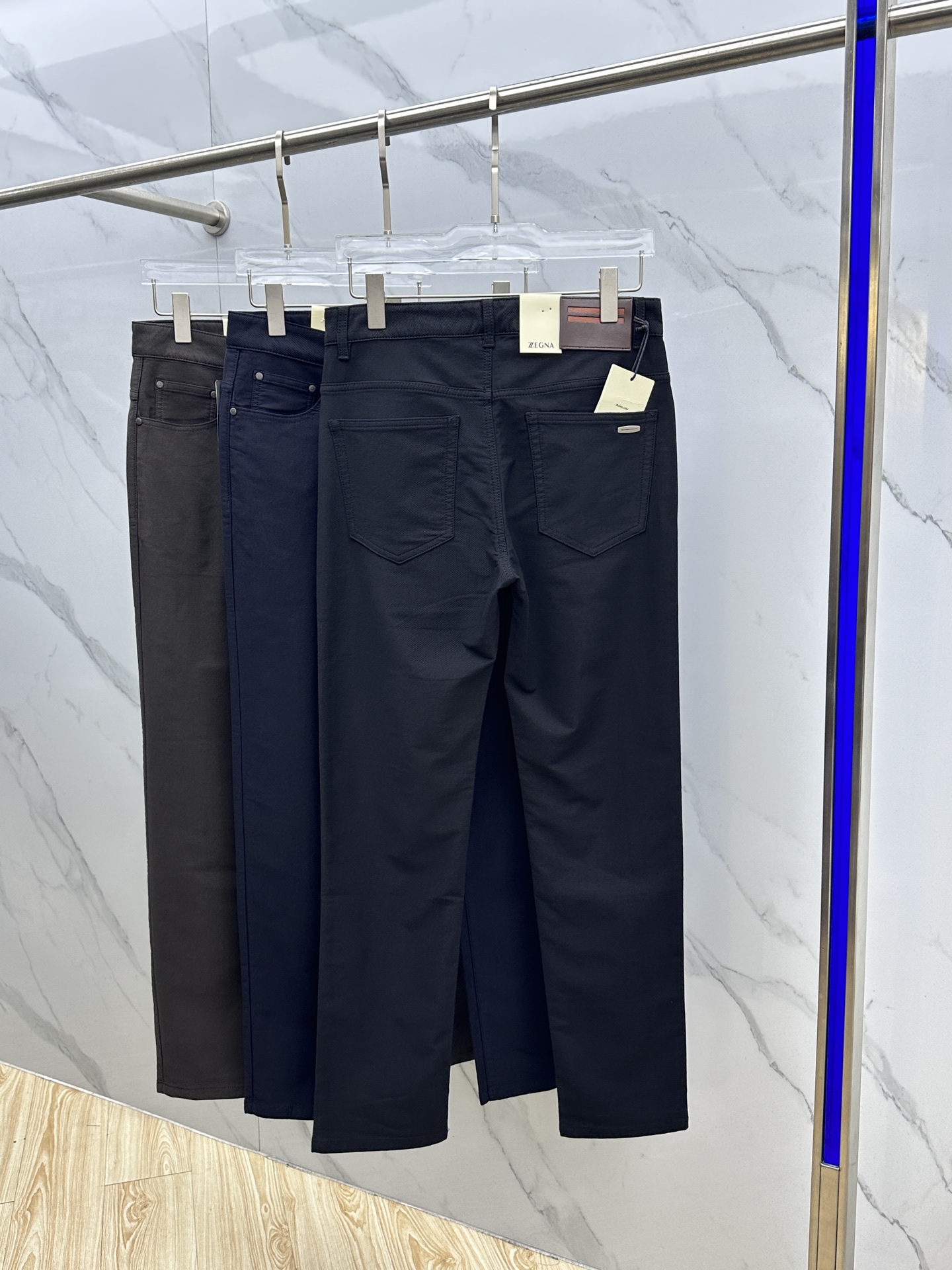 🆕ZEGNA杰尼亚 2025早秋新品休闲裤西裤五袋裤，官网同步发售，裤身工艺设计，定制五金辅料、面料定制