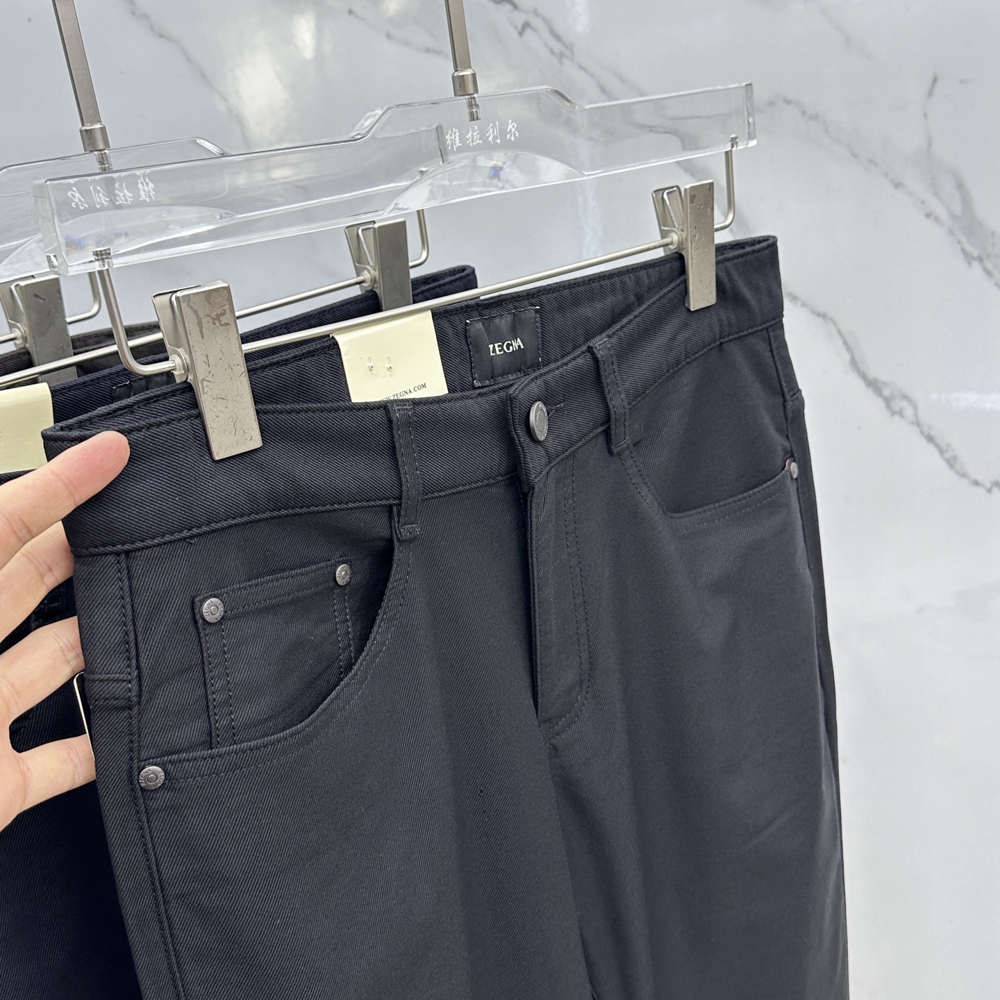 🆕ZEGNA杰尼亚 2025早秋新品休闲裤西裤五袋裤，官网同步发售，裤身工艺设计，定制五金辅料、面料定制