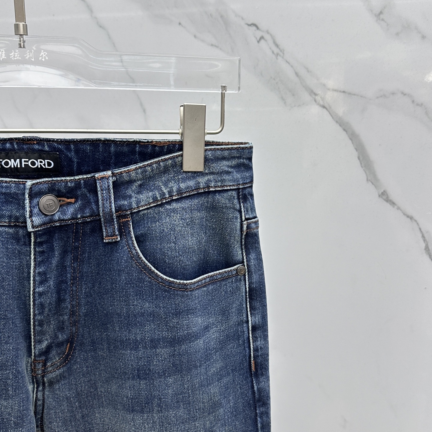 🆕TOM FORD 🔥高端定制、2025早春最新款牛仔裤 柜台同步发售 原版定制复刻 客供五金辅料 原单
