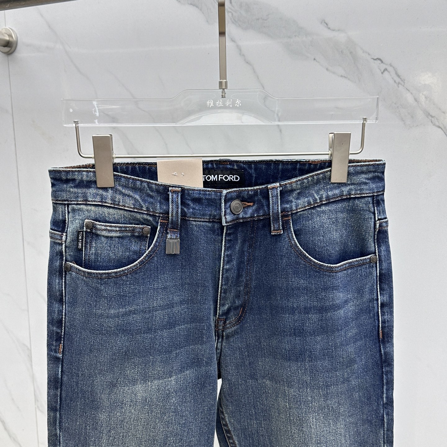🆕TOM FORD 🔥高端定制、2025早春最新款牛仔裤 柜台同步发售 原版定制复刻 客供五金辅料 原单